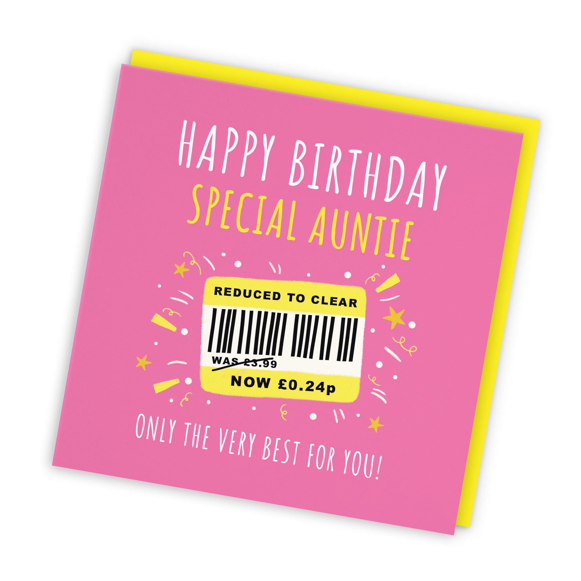 Auntie Birthday Card Reduced To Clear Moments - Default Title (BS00005)