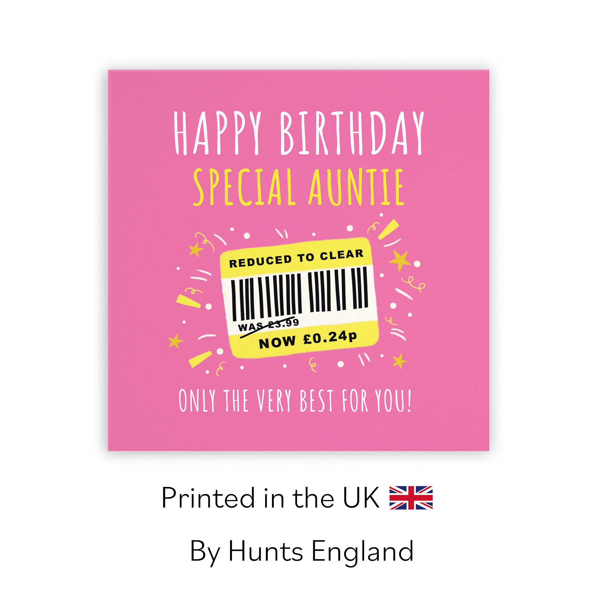 Auntie Birthday Card Reduced To Clear Moments - Default Title (BS00005)