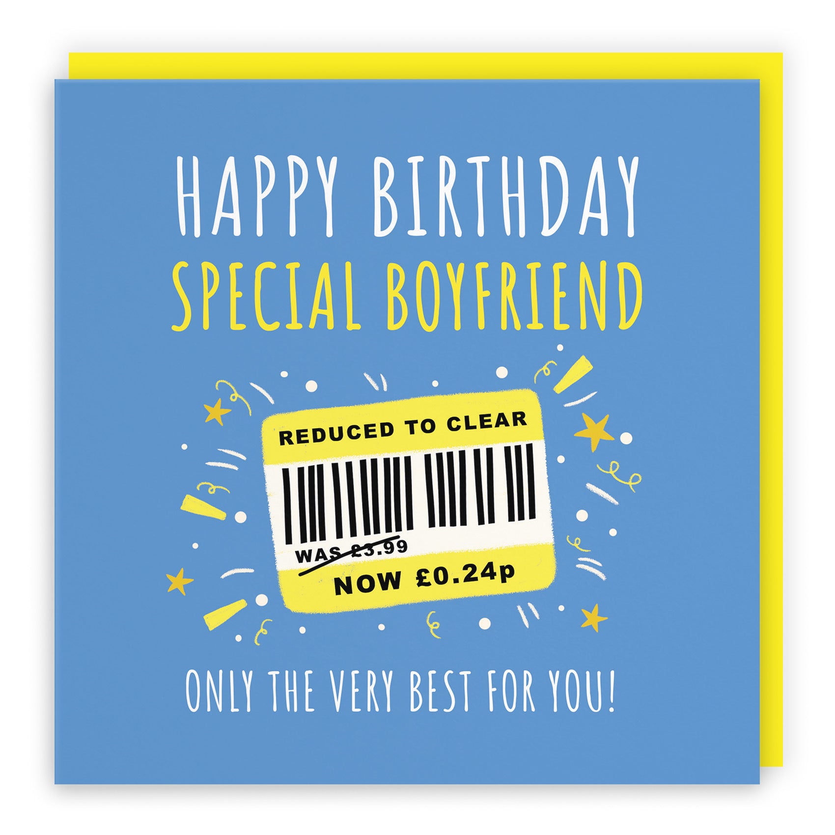 Boyfriend Birthday Card Reduced To Clear Moments - Default Title (BS00007)