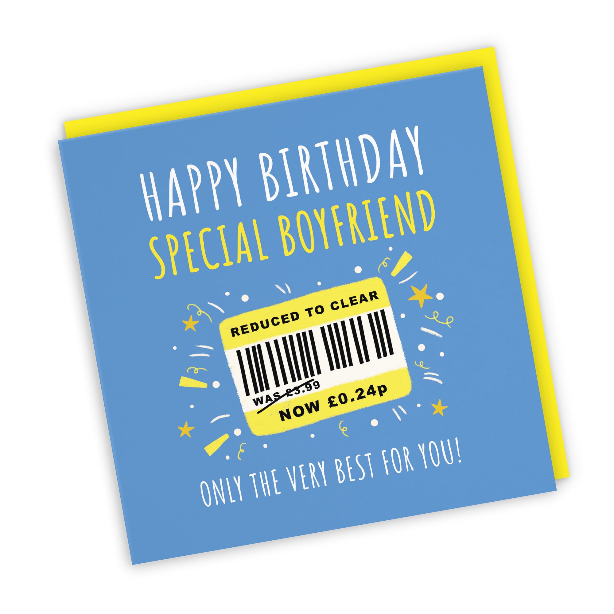 Boyfriend Birthday Card Reduced To Clear Moments - Default Title (BS00007)