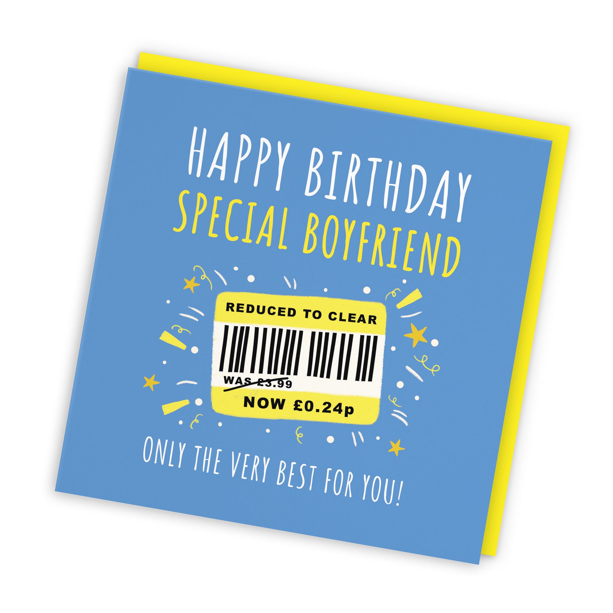 Boyfriend Birthday Card Reduced To Clear Moments - Default Title (BS00007)