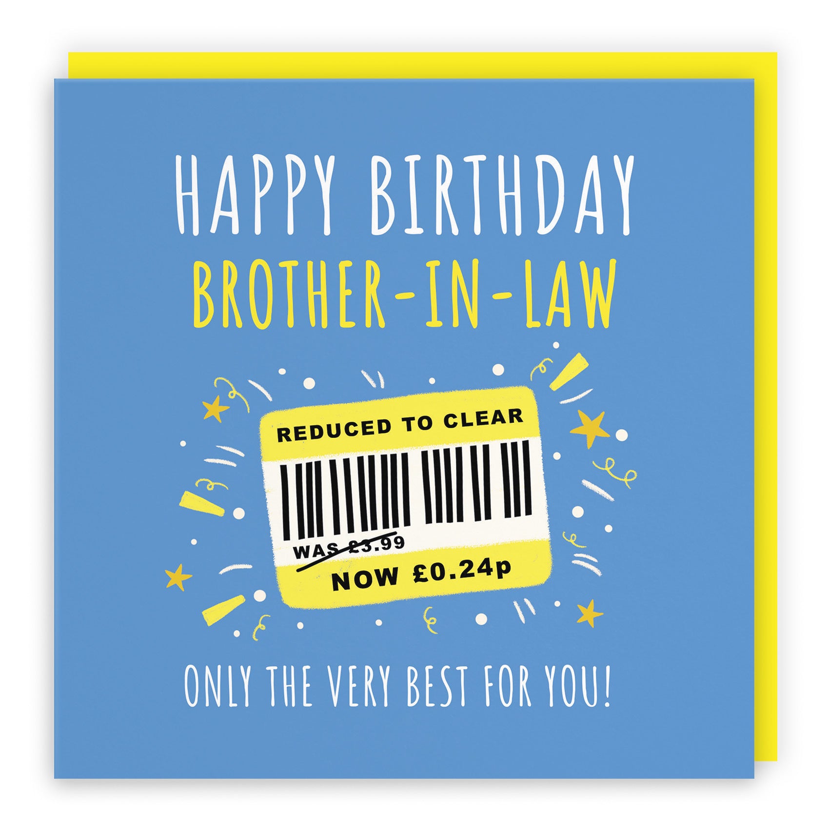 Brother-in-Law Birthday Card Reduced To Clear Moments - Default Title (BS00009)