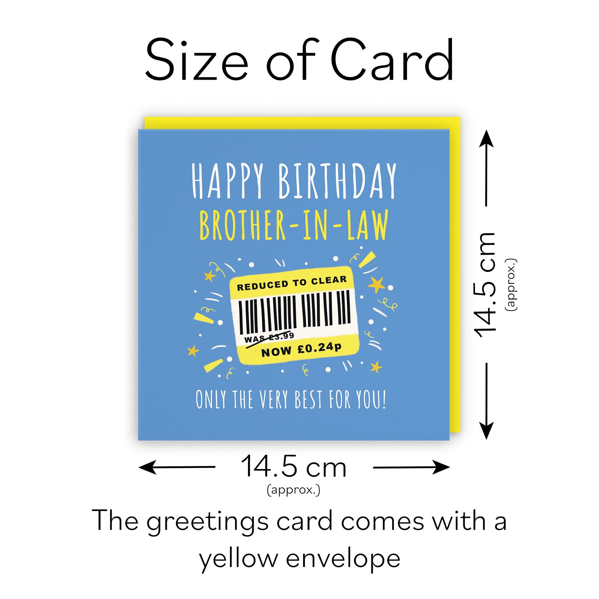 Brother-in-Law Birthday Card Reduced To Clear Moments - Default Title (BS00009)