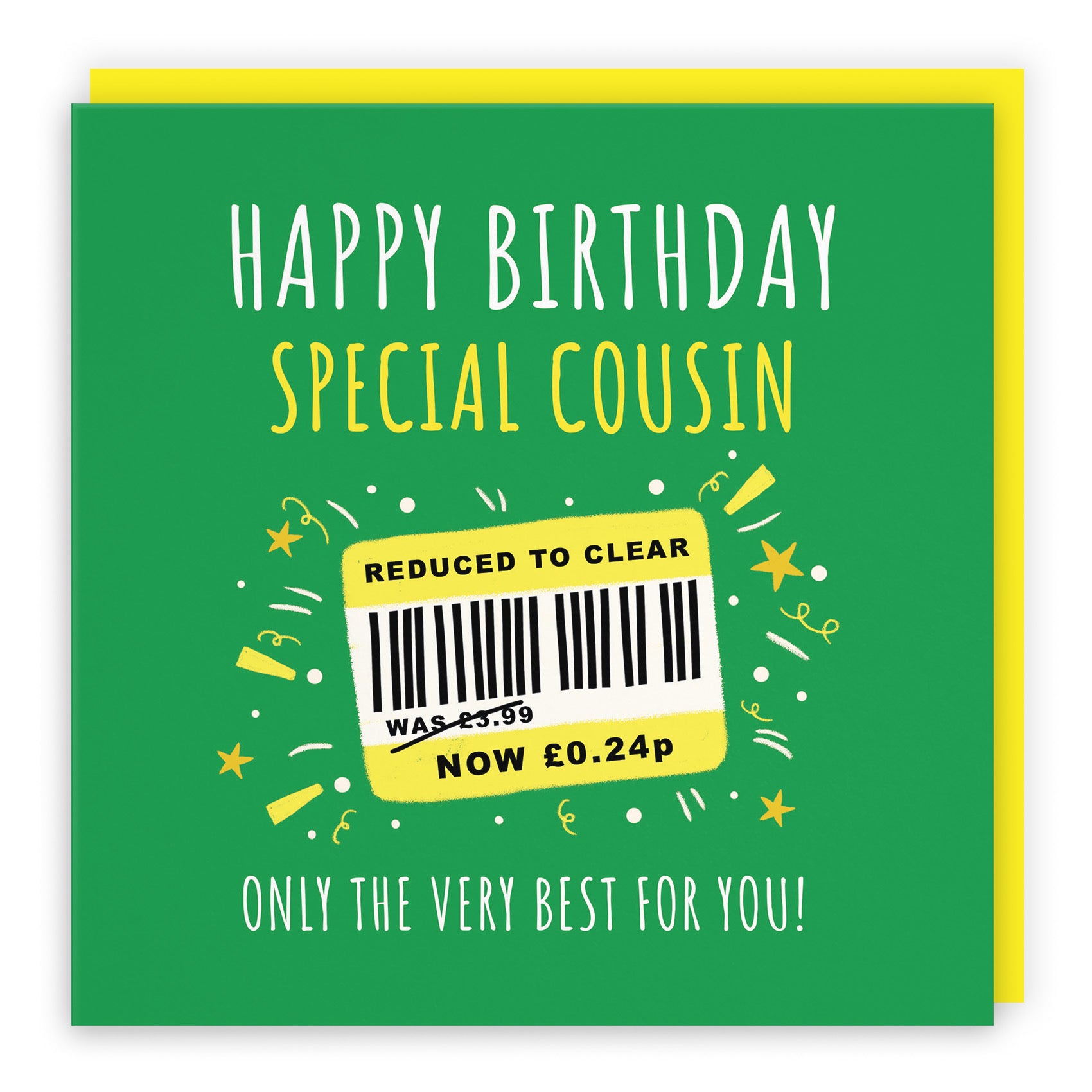 Cousin Birthday Card Reduced To Clear Moments - Default Title (BS00010)