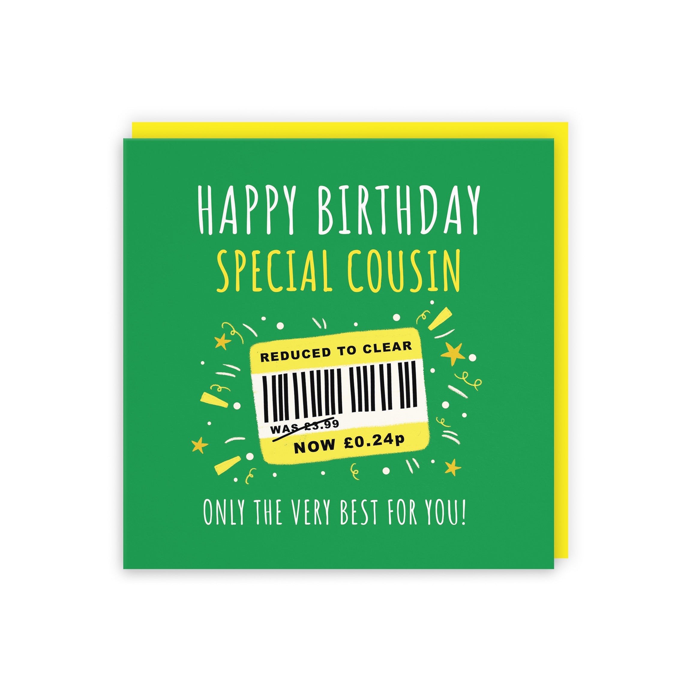 Cousin Birthday Card Reduced To Clear Moments - Default Title (BS00010)