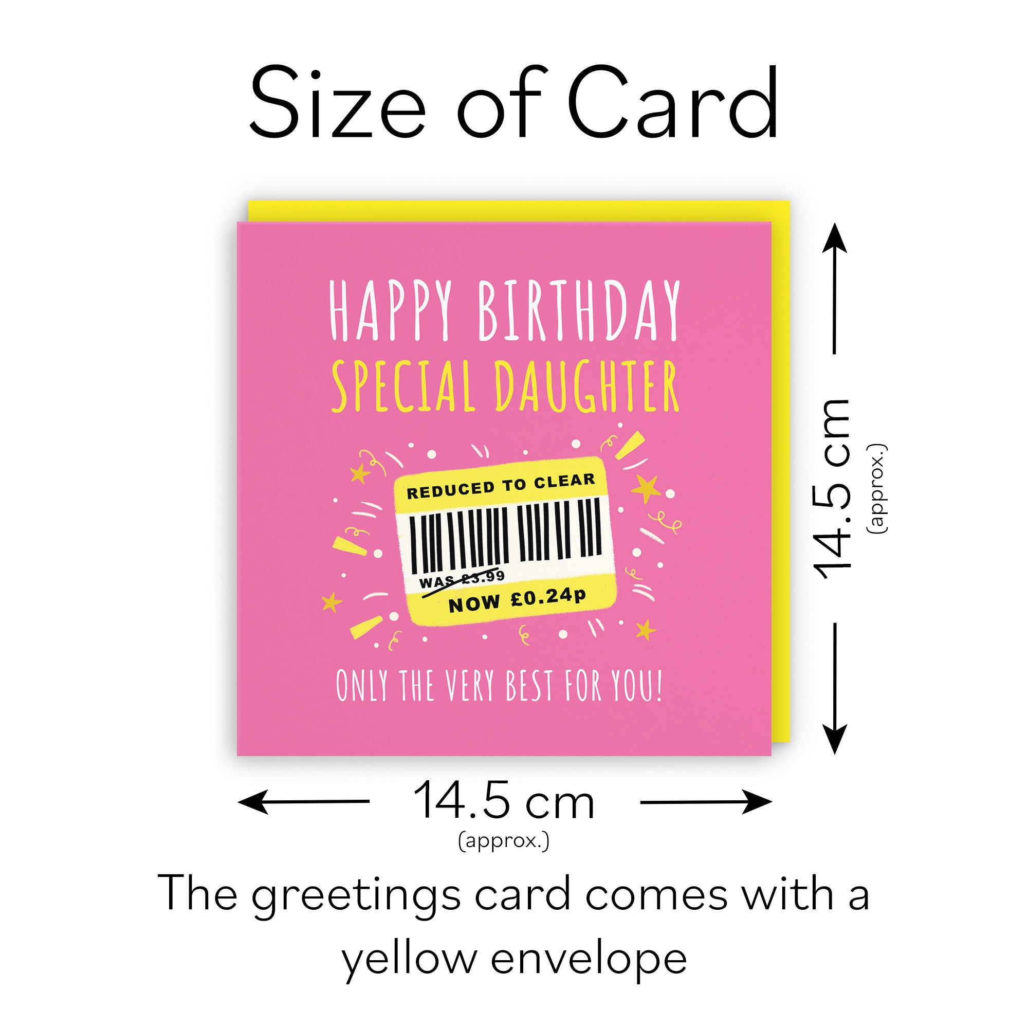 Daughter Birthday Card Reduced To Clear Moments - Default Title (BS00012)