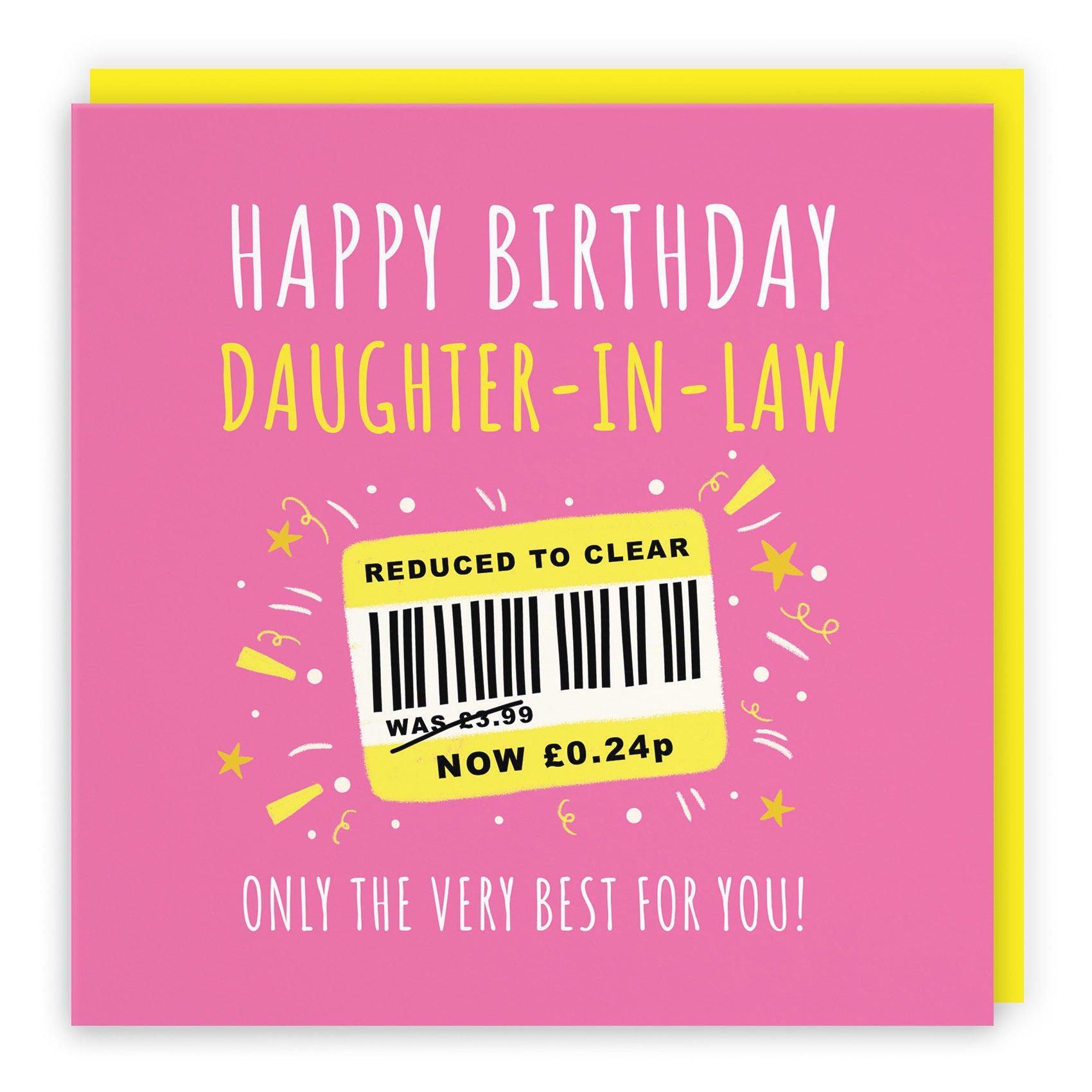 Daughter-in-Law Birthday Card Reduced To Clear Moments - Default Title (BS00013)