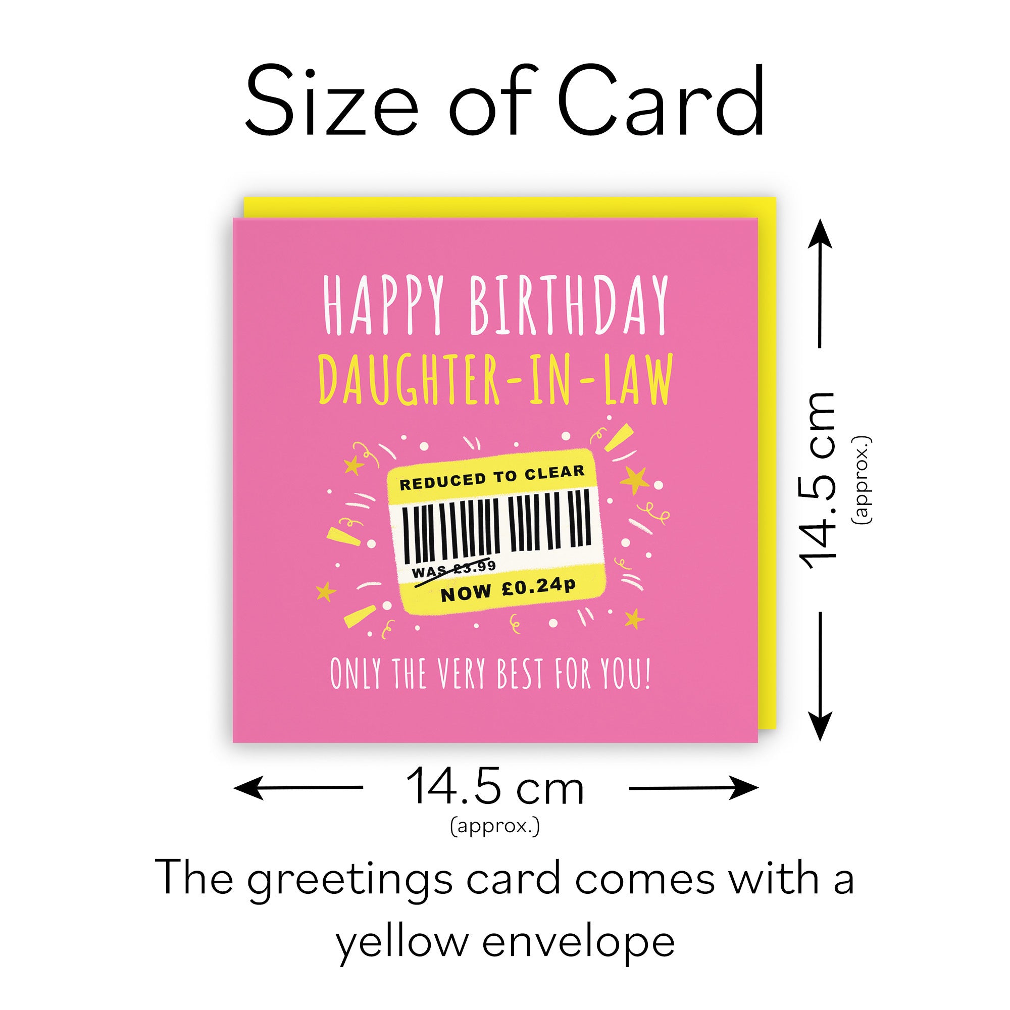 Daughter-in-Law Birthday Card Reduced To Clear Moments - Default Title (BS00013)
