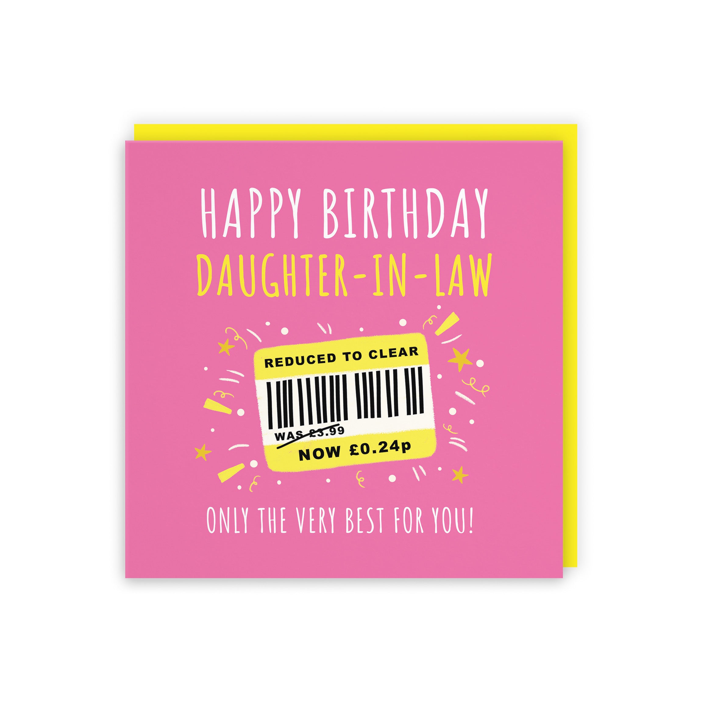 Daughter-in-Law Birthday Card Reduced To Clear Moments - Default Title (BS00013)