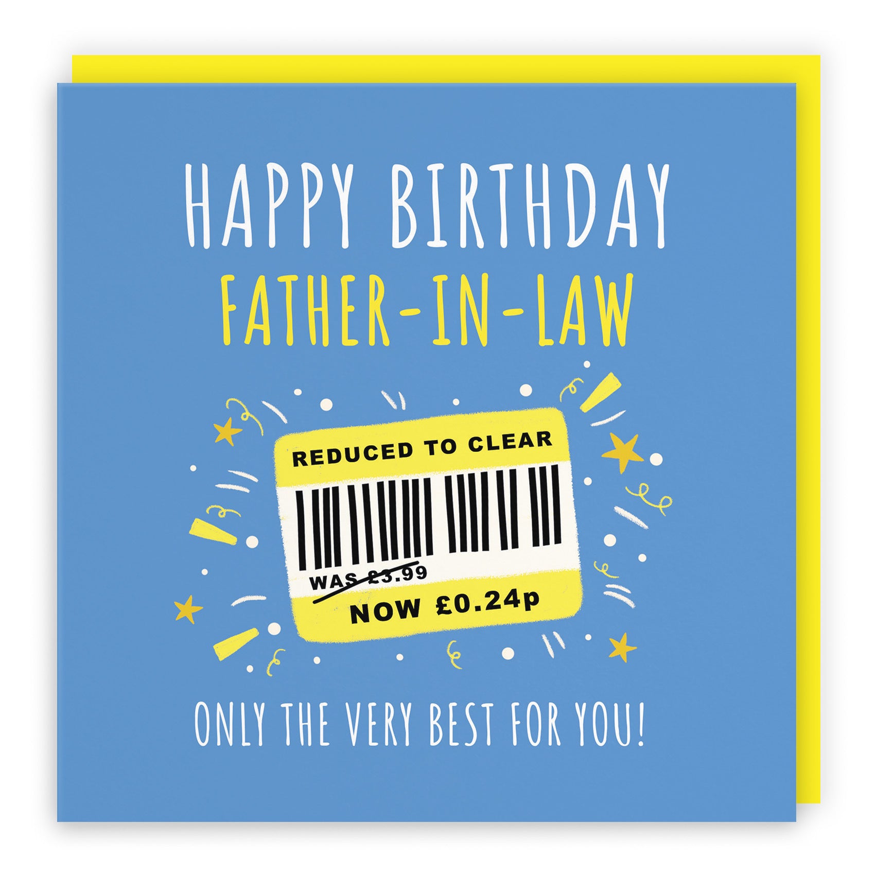 Father-in-Law Birthday Card Reduced To Clear Moments - Default Title (BS00014)