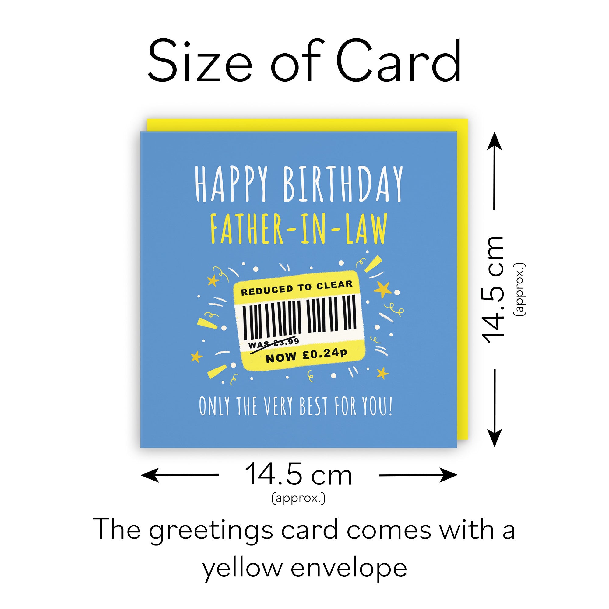 Father-in-Law Birthday Card Reduced To Clear Moments - Default Title (BS00014)