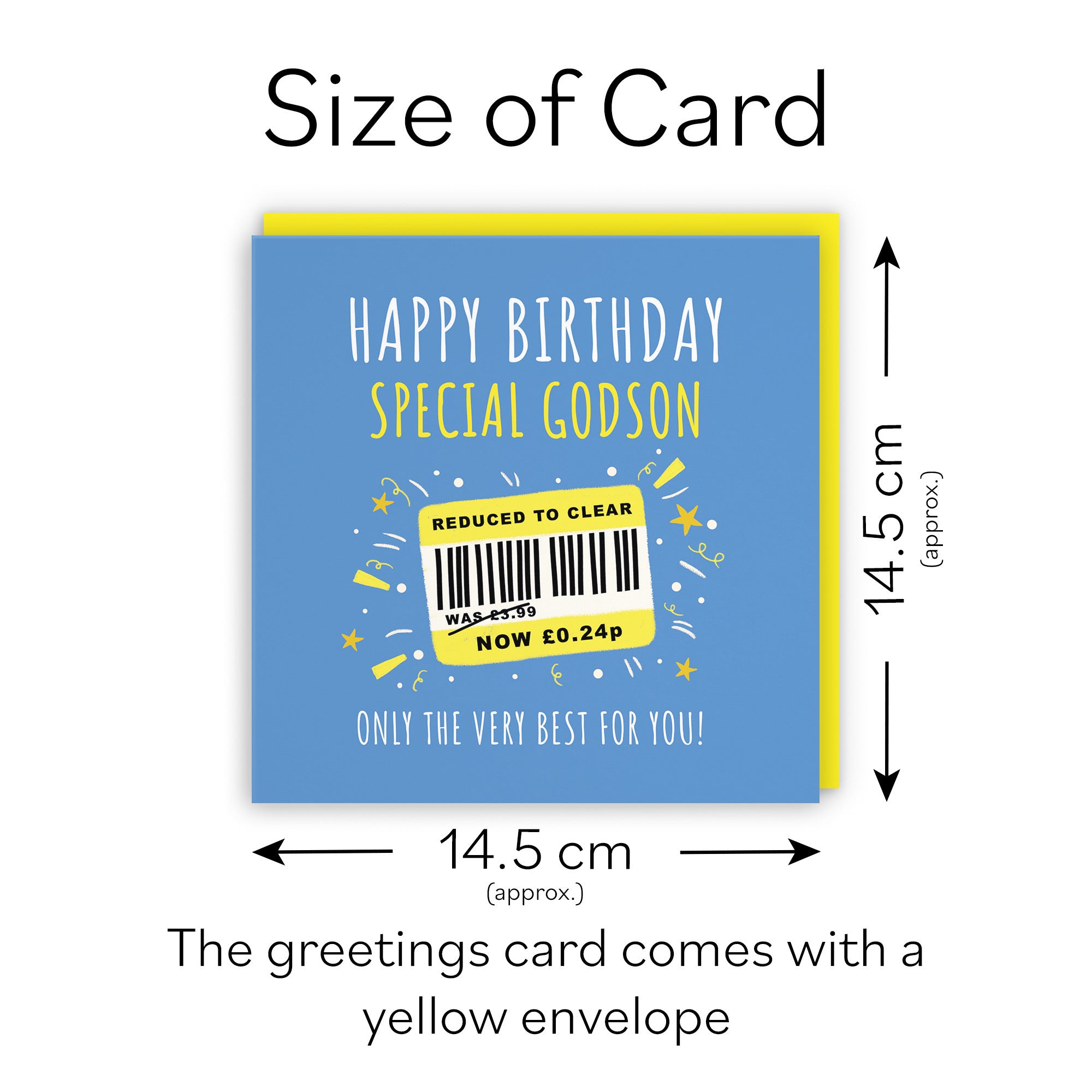 Godson Birthday Card Reduced To Clear Moments - Default Title (BS00018)