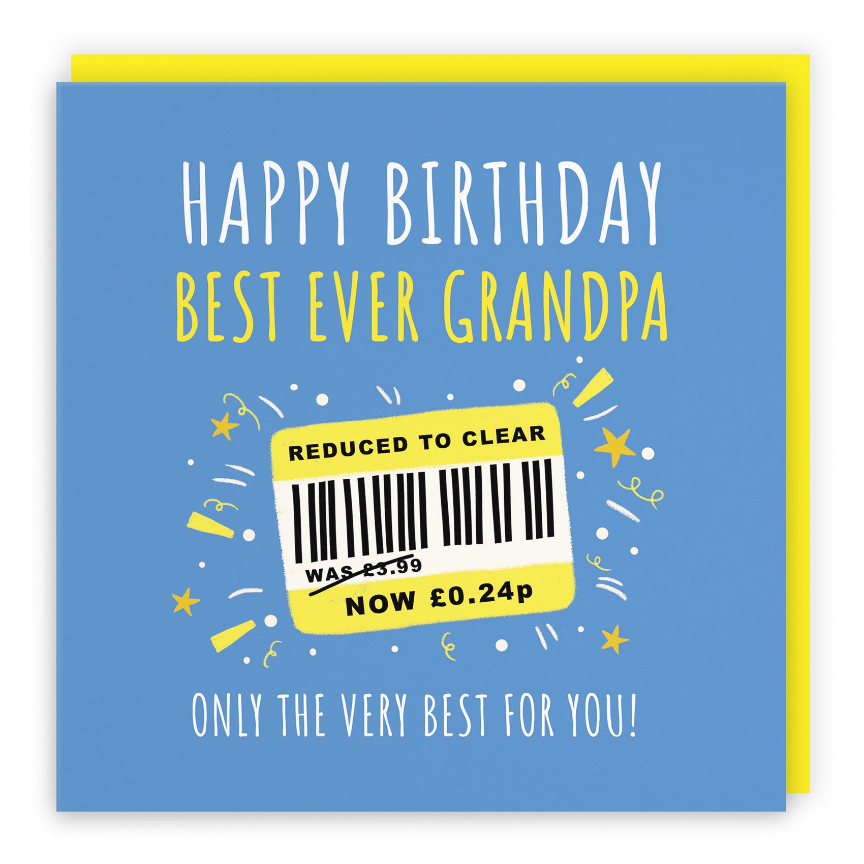 Grandpa Birthday Card Reduced To Clear Moments - Default Title (BS00020)