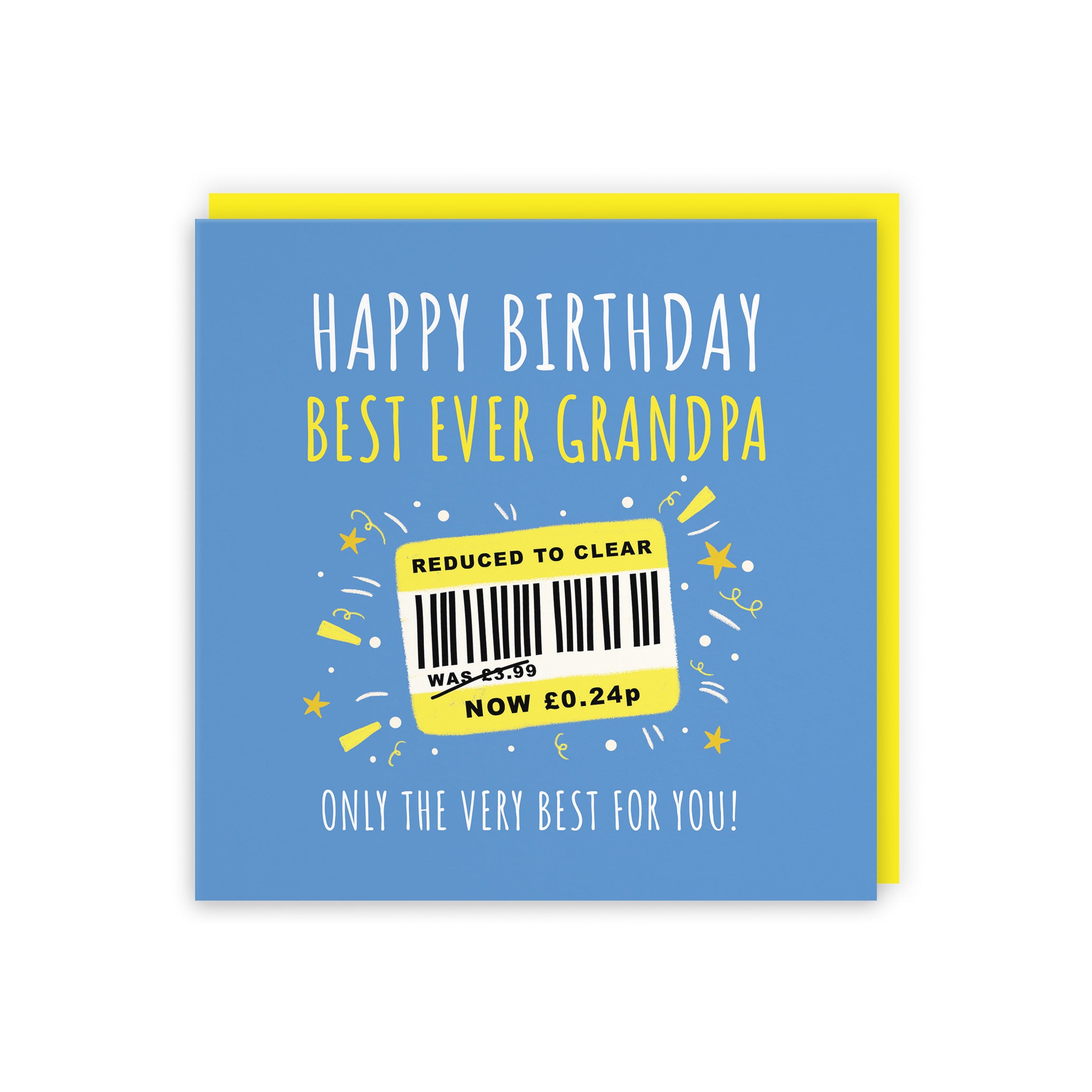 Grandpa Birthday Card Reduced To Clear Moments - Default Title (BS00020)
