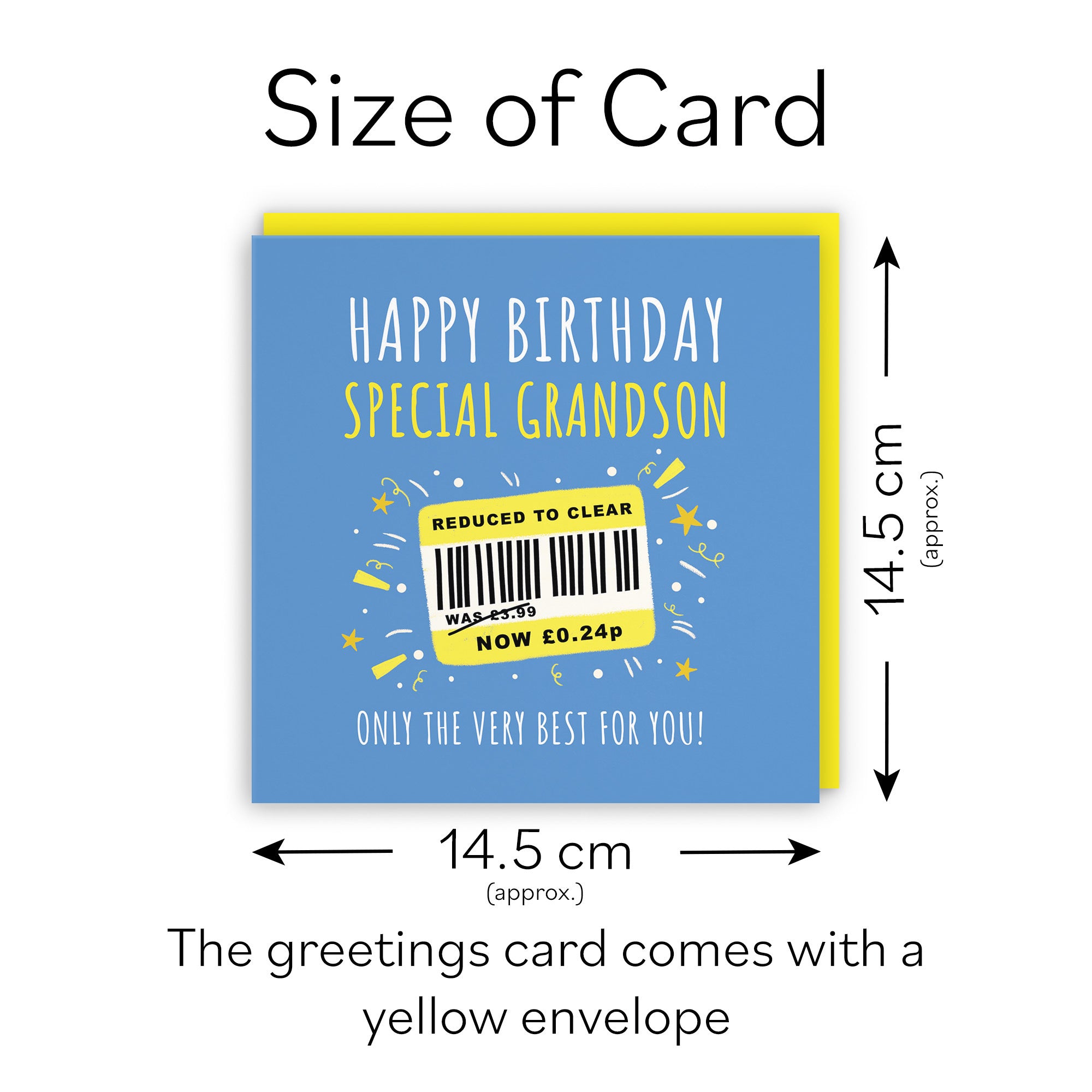 Grandson Birthday Card Reduced To Clear Moments - Default Title (BS00021)