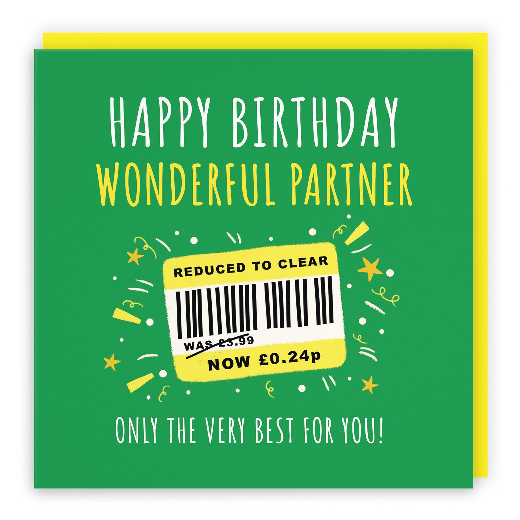 Partner Birthday Card Reduced To Clear Moments - Default Title (BS00027)