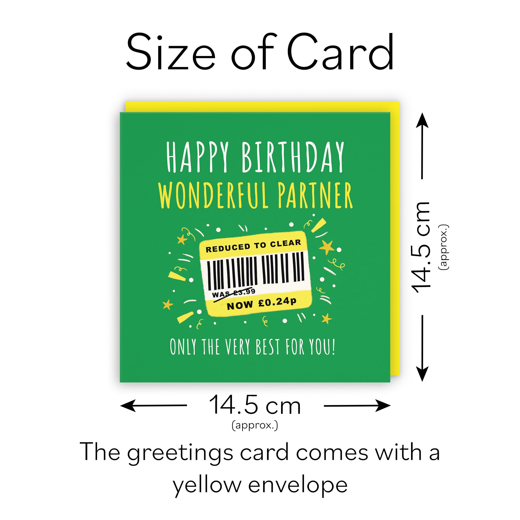 Partner Birthday Card Reduced To Clear Moments - Default Title (BS00027)