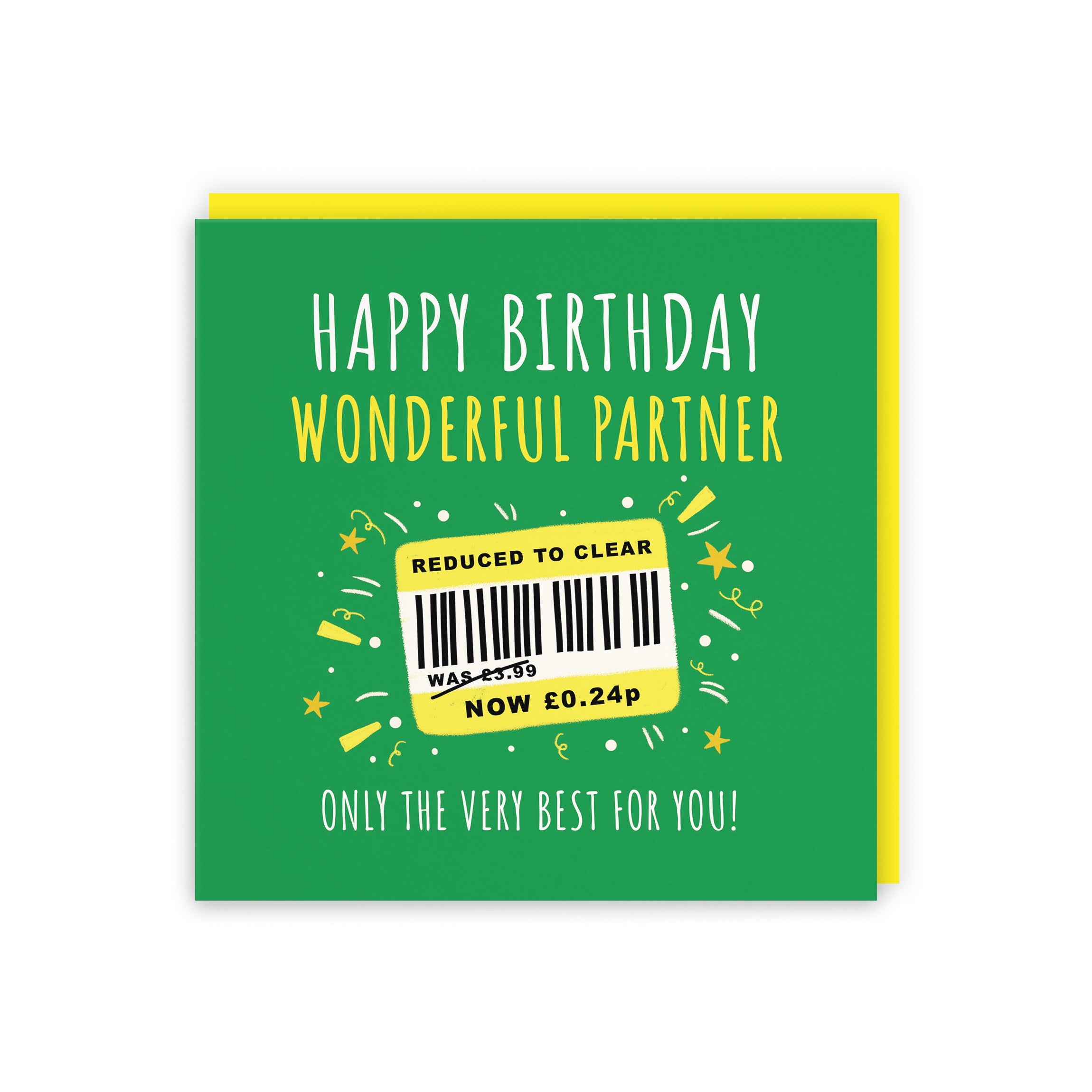 Partner Birthday Card Reduced To Clear Moments - Default Title (BS00027)