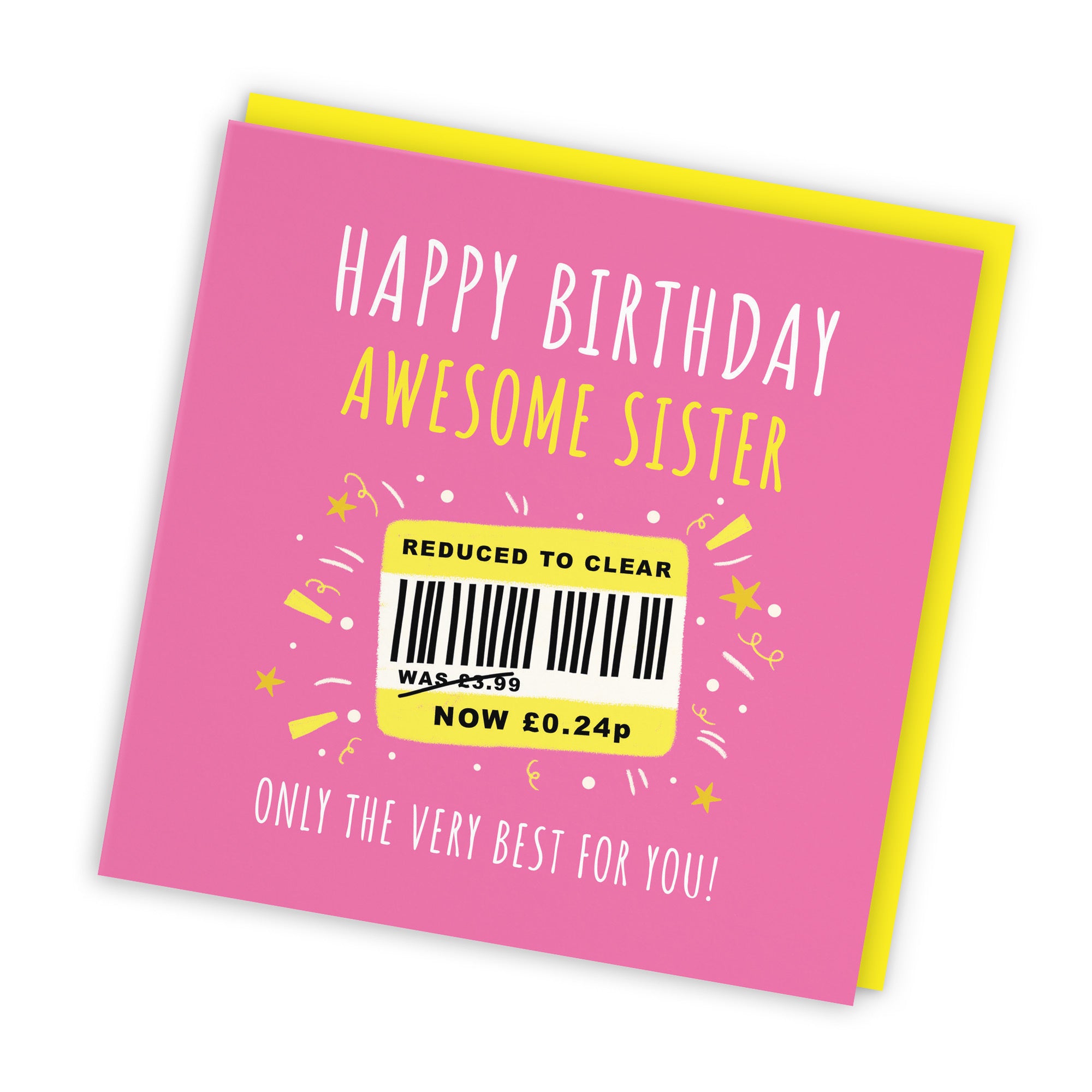 Sister Birthday Card Reduced To Clear Moments - Default Title (BS00028)