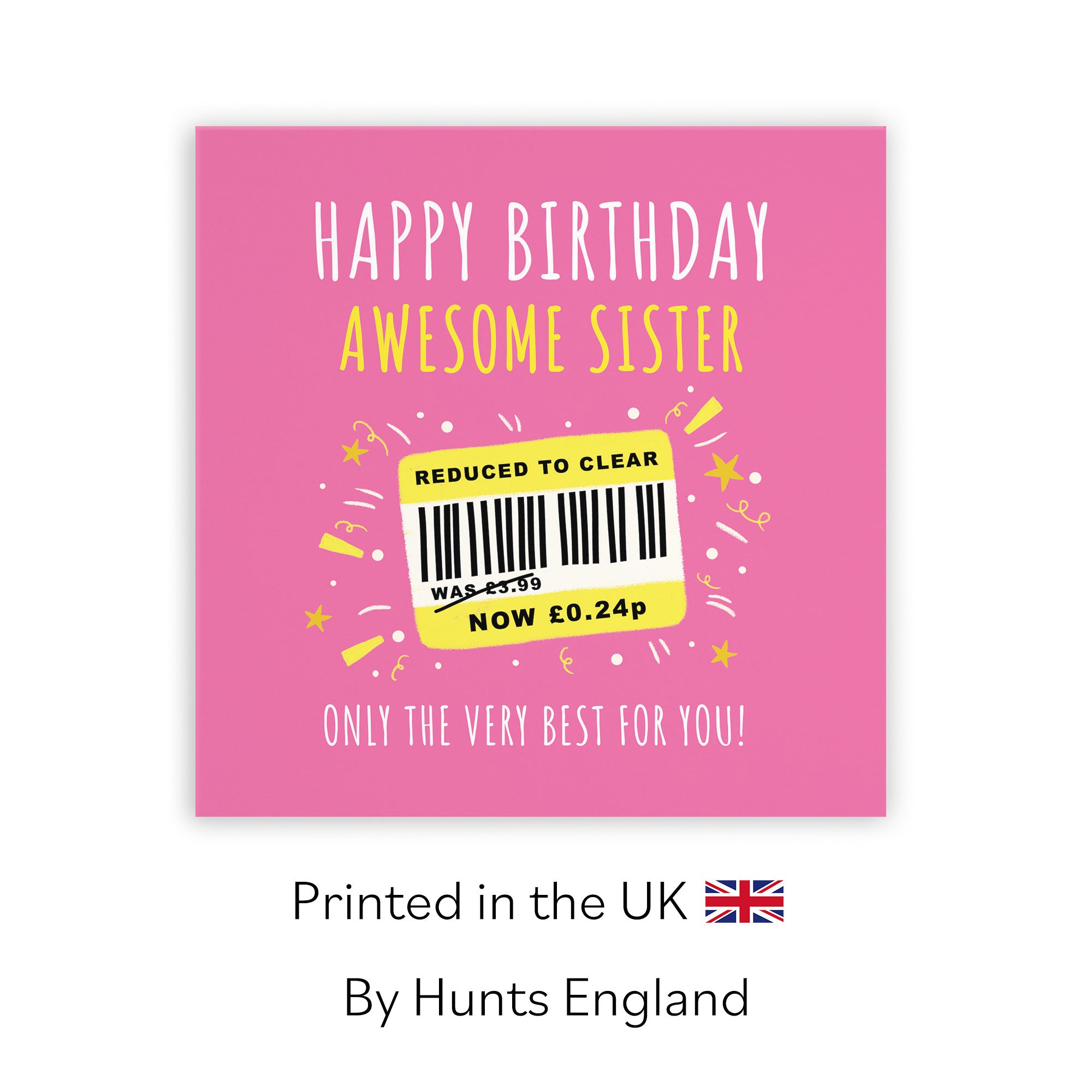 Sister Birthday Card Reduced To Clear Moments - Default Title (BS00028)
