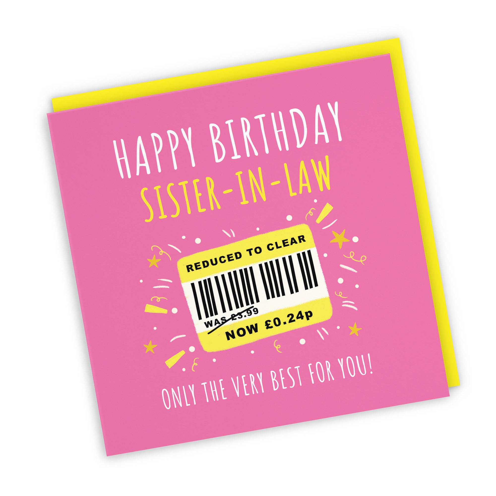 Sister-in-Law Birthday Card Reduced To Clear Moments - Default Title (BS00029)