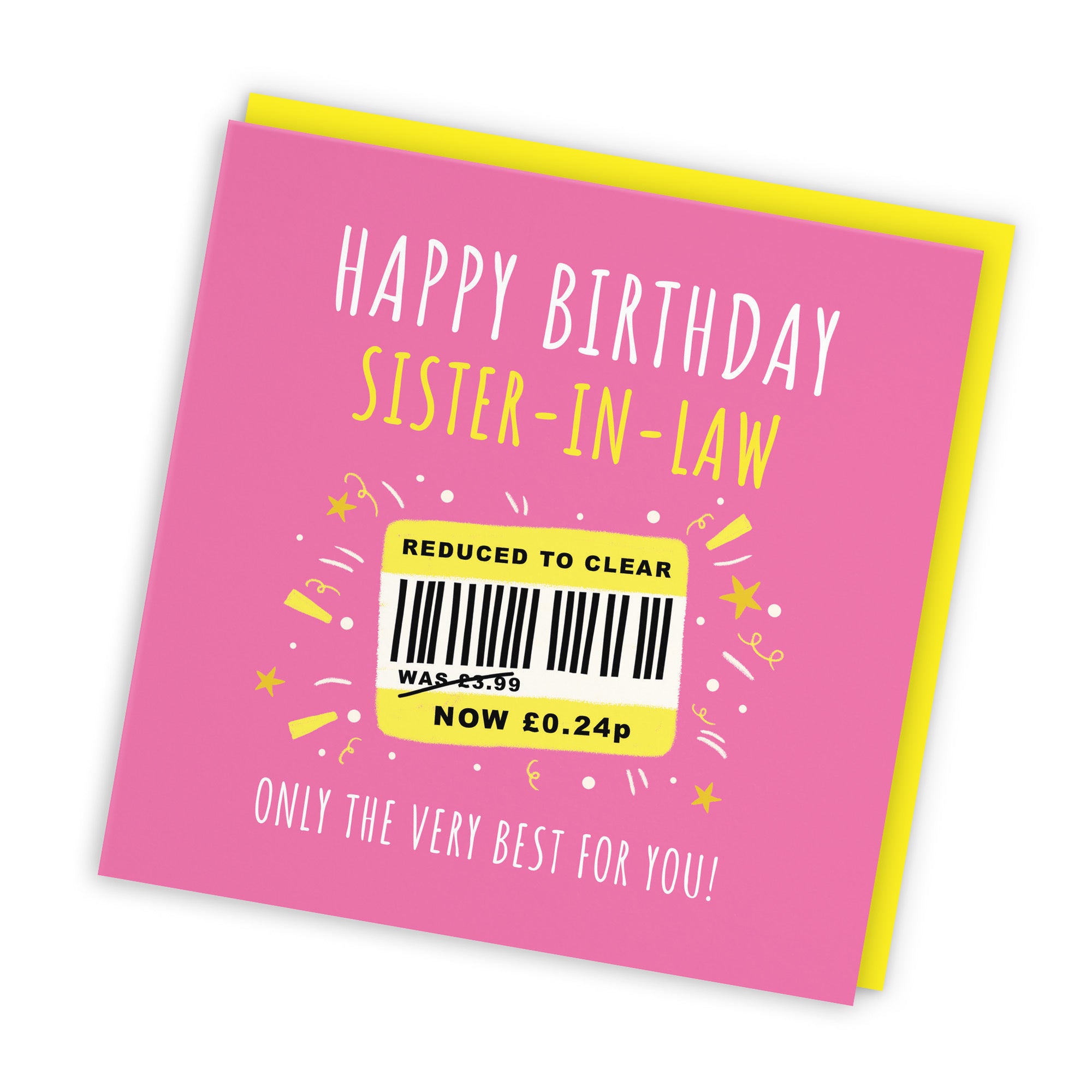 Sister-in-Law Birthday Card Reduced To Clear Moments - Default Title (BS00029)