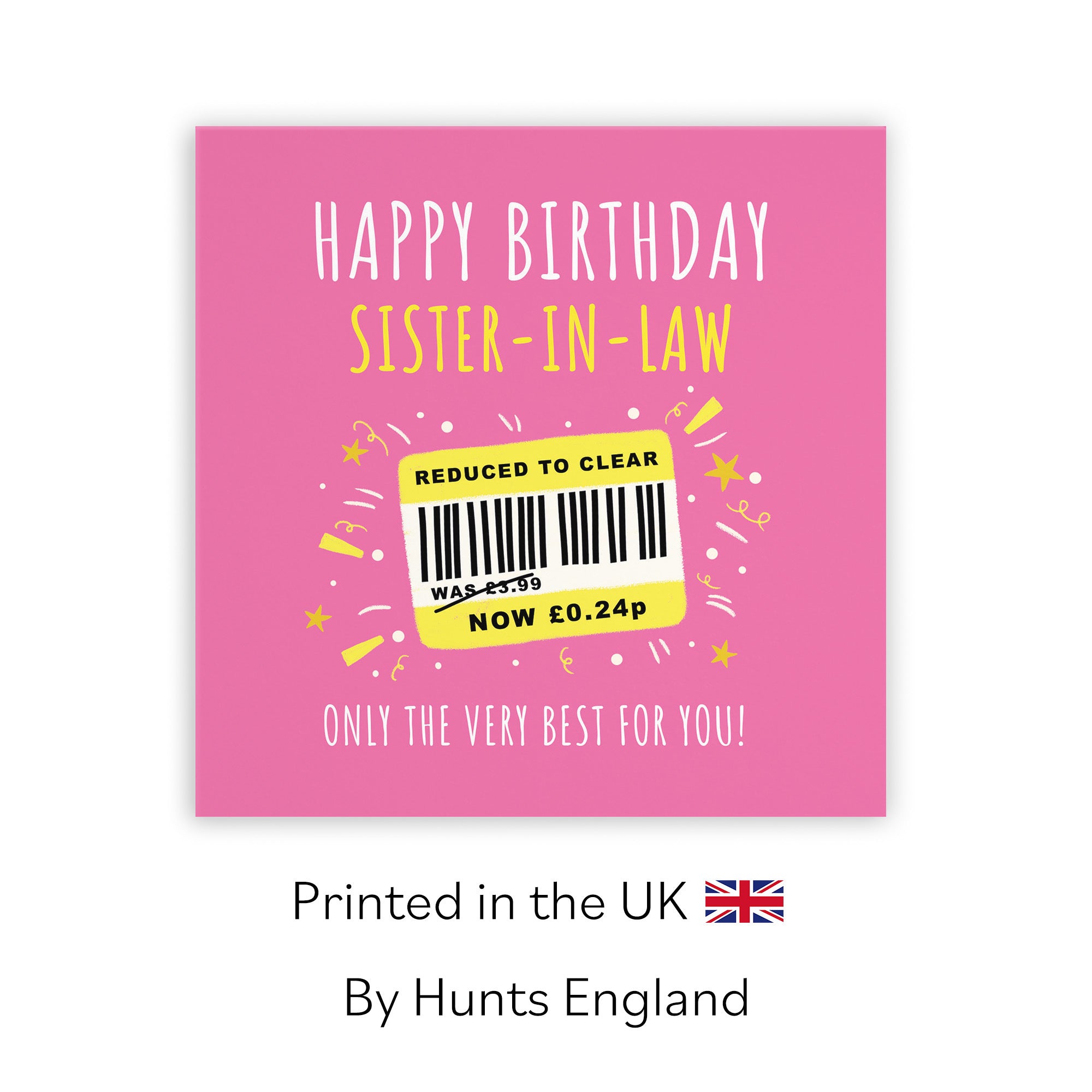 Sister-in-Law Birthday Card Reduced To Clear Moments - Default Title (BS00029)