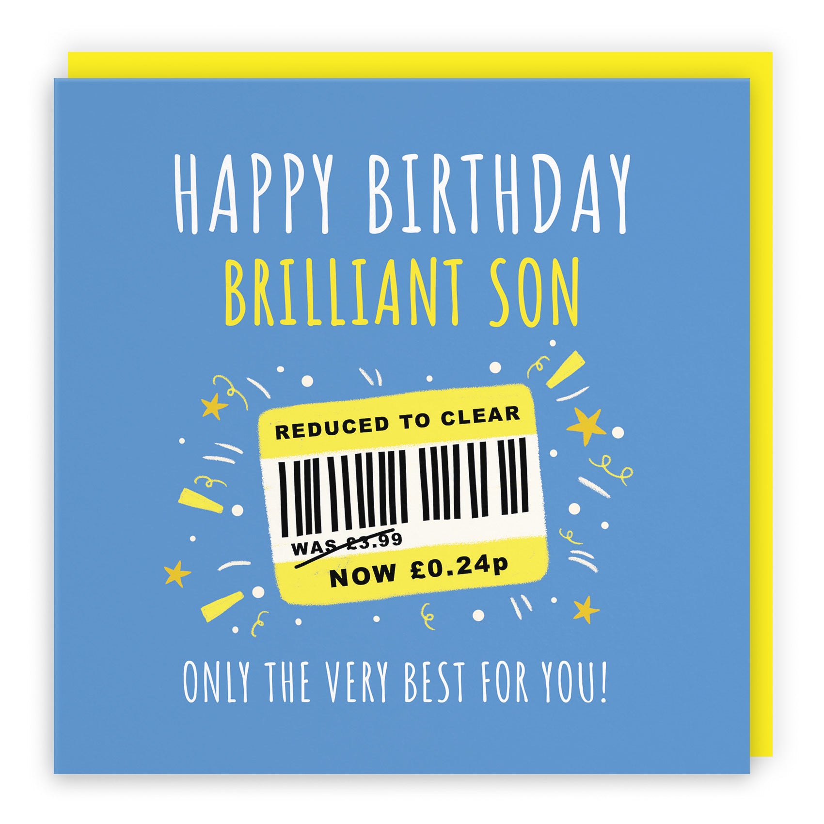 Son Birthday Card Reduced To Clear Moments - Default Title (BS00030)