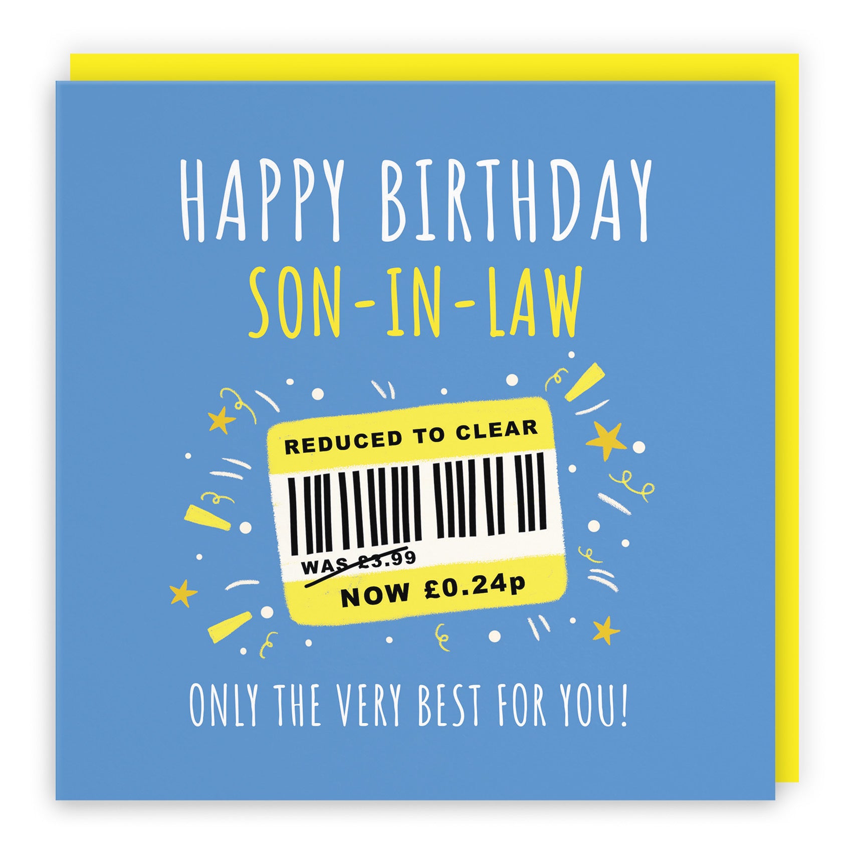 Son-in-Law Birthday Card Reduced To Clear Moments - Default Title (BS00031)