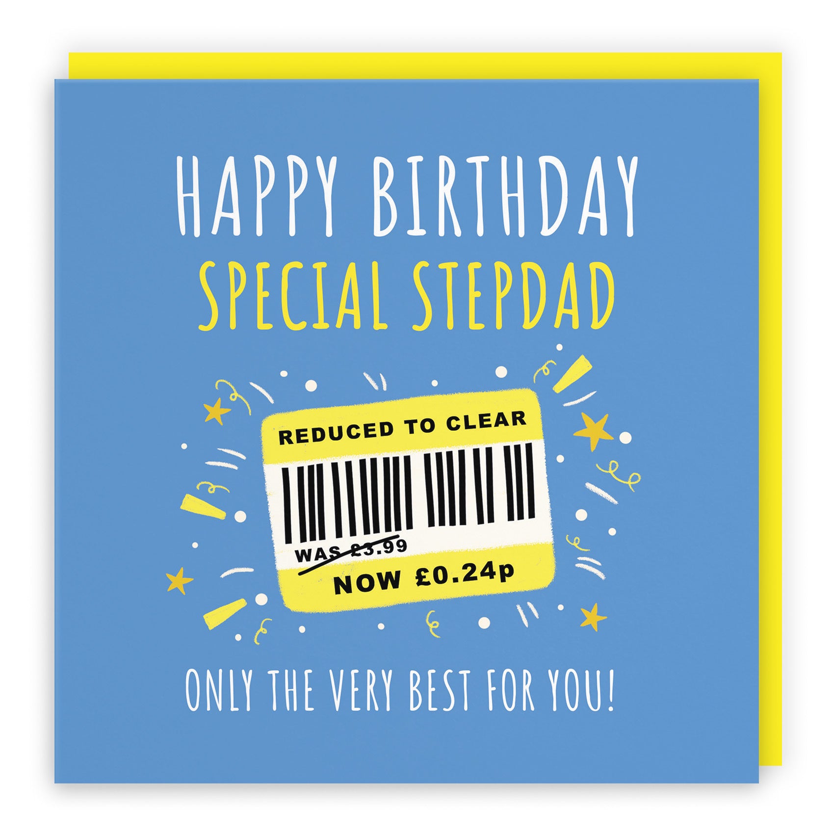 Stepdad Birthday Card Reduced To Clear Moments - Default Title (BS00033)