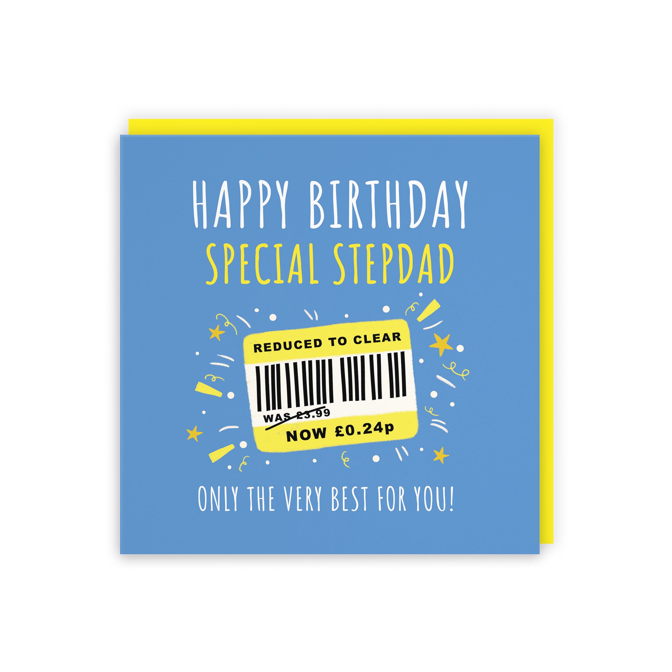 Stepdad Birthday Card Reduced To Clear Moments - Default Title (BS00033)