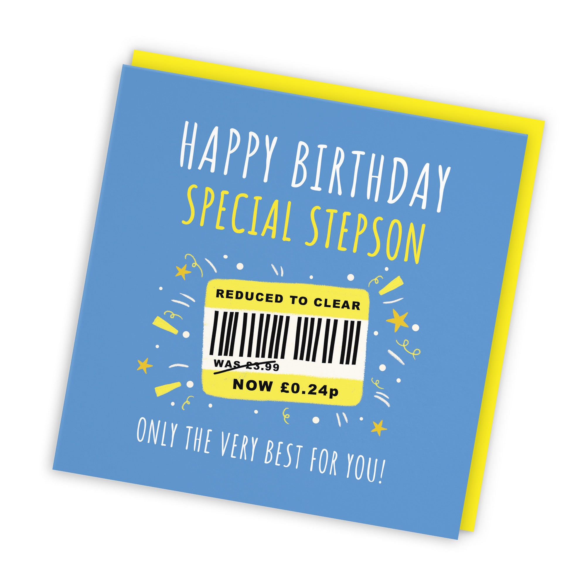 Stepson Birthday Card Reduced To Clear Moments - Default Title (BS00034)