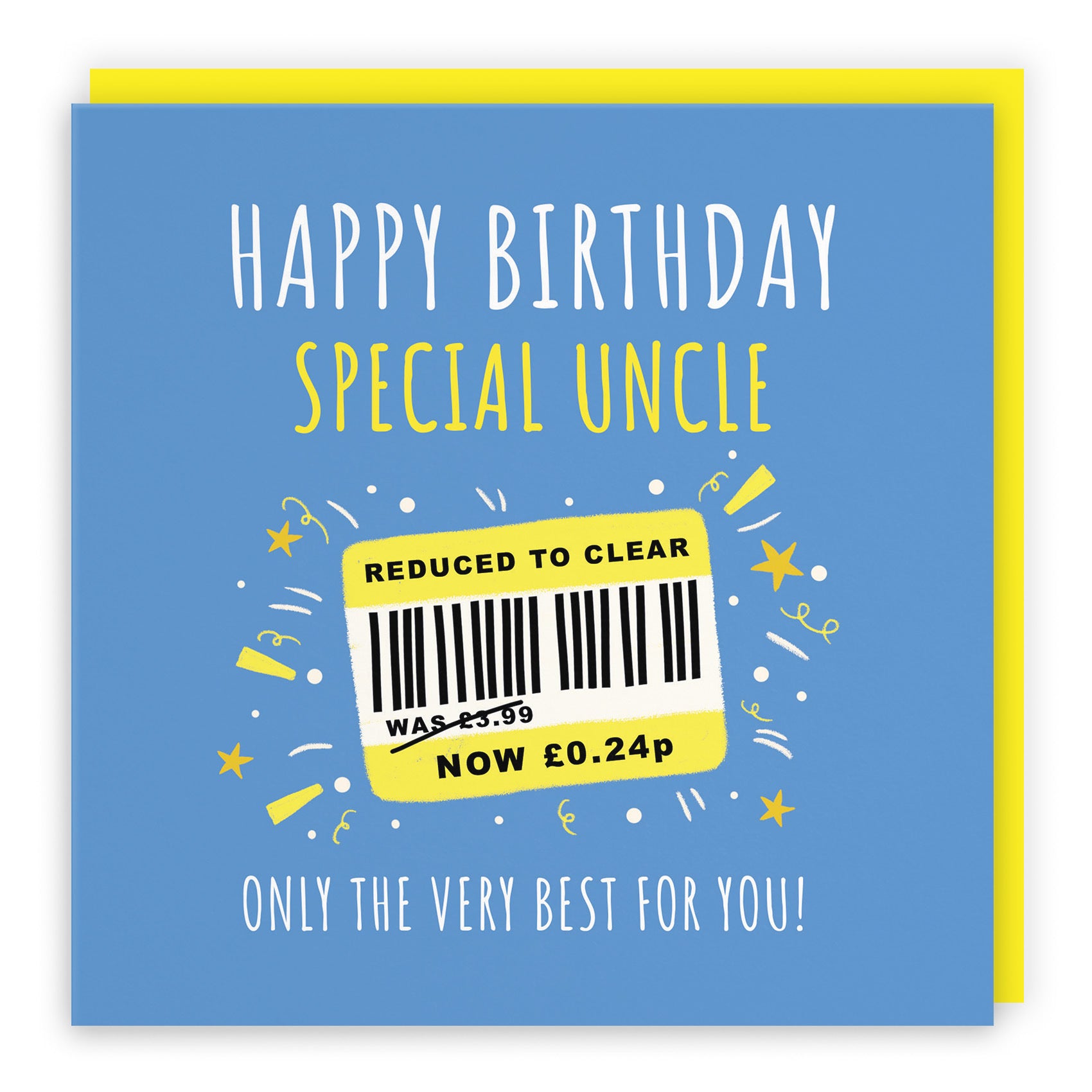 Uncle Birthday Card Reduced To Clear Moments - Default Title (BS00035)