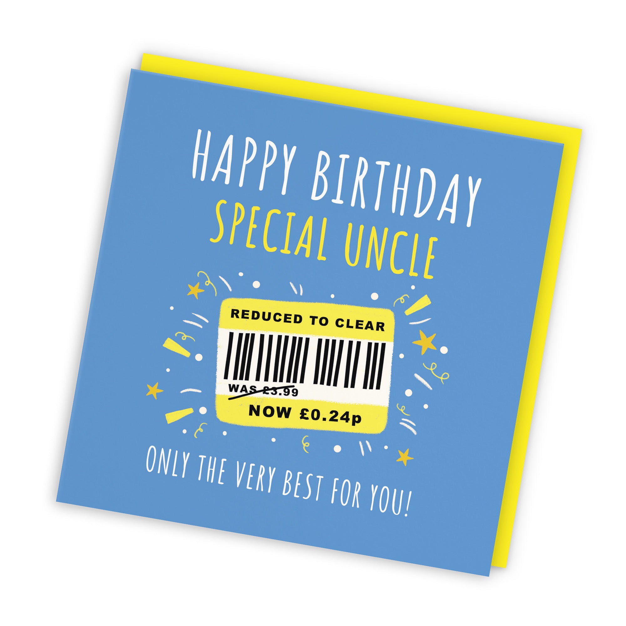 Uncle Birthday Card Reduced To Clear Moments - Default Title (BS00035)