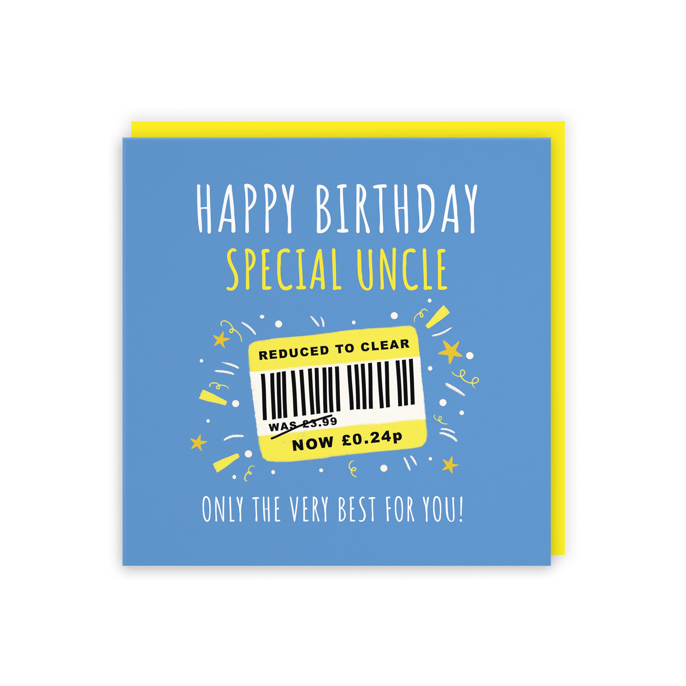 Uncle Birthday Card Reduced To Clear Moments - Default Title (BS00035)