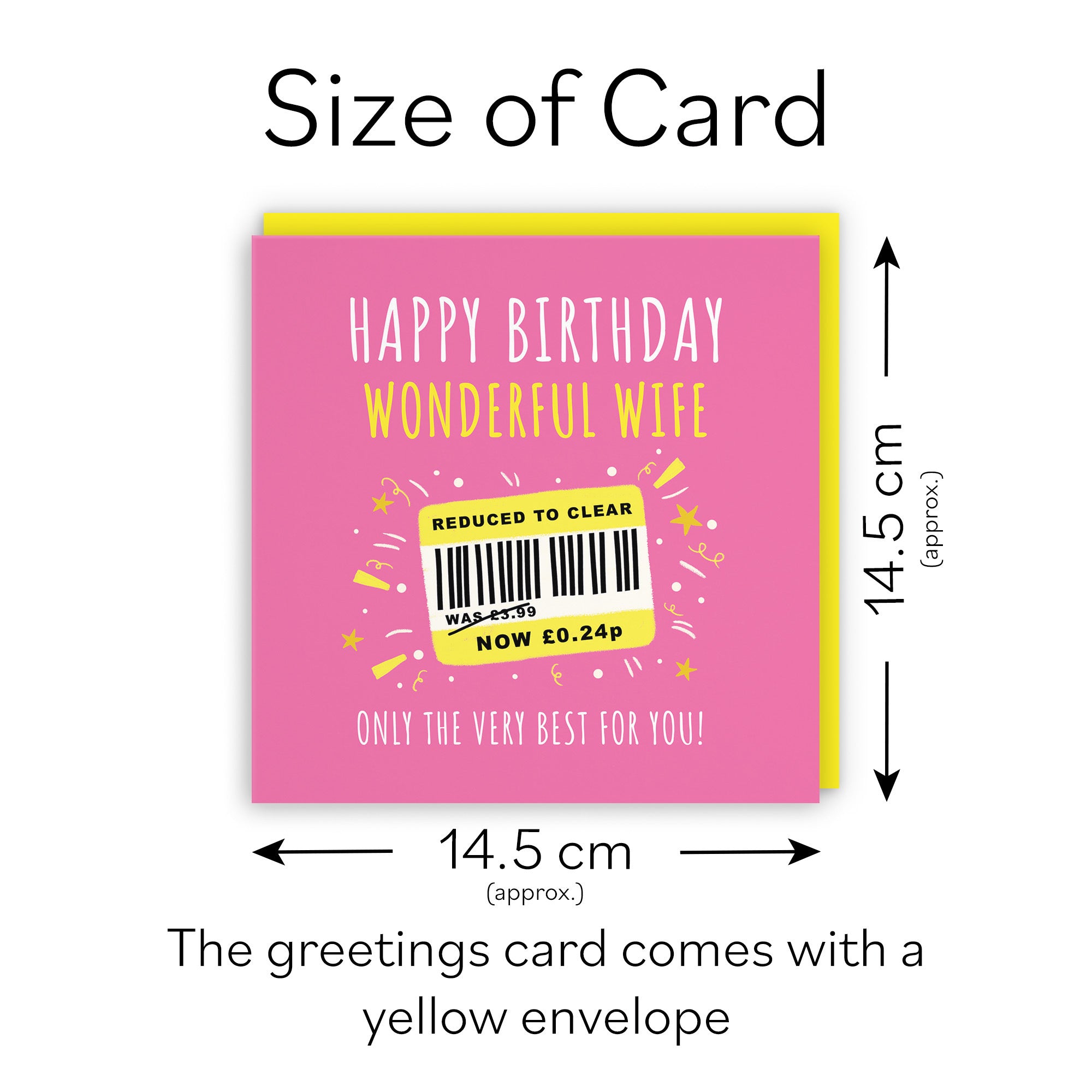 Wife Birthday Card Reduced To Clear Moments - Default Title (BS00036)