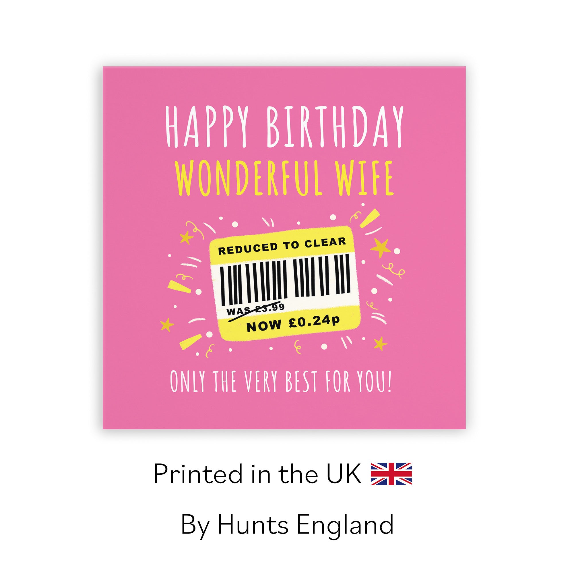 Wife Birthday Card Reduced To Clear Moments - Default Title (BS00036)