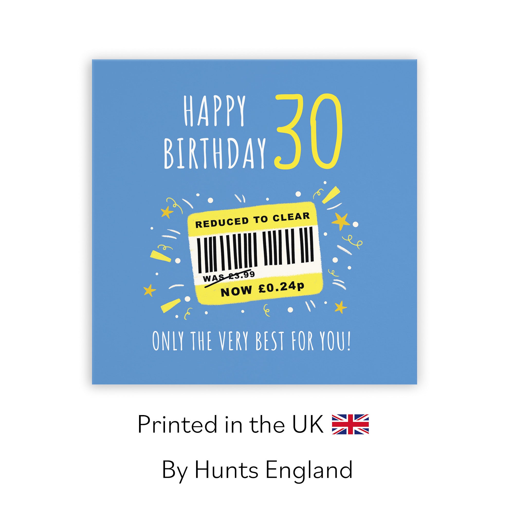 Men's 30th Birthday Card Reduced To Clear Moments - Default Title (BS00045)