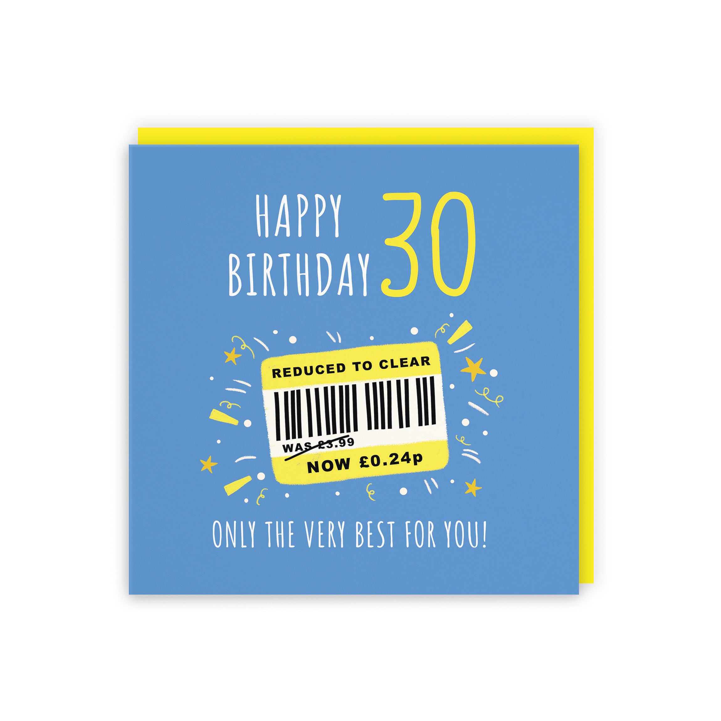 Men's 30th Birthday Card Reduced To Clear Moments - Default Title (BS00045)