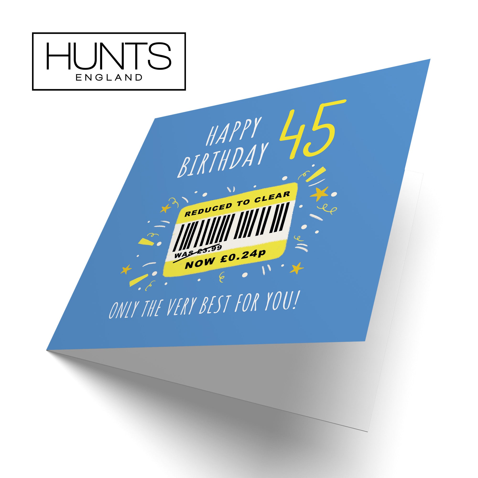 Men's 45th Birthday Card Reduced To Clear Moments - Default Title (BS00048)