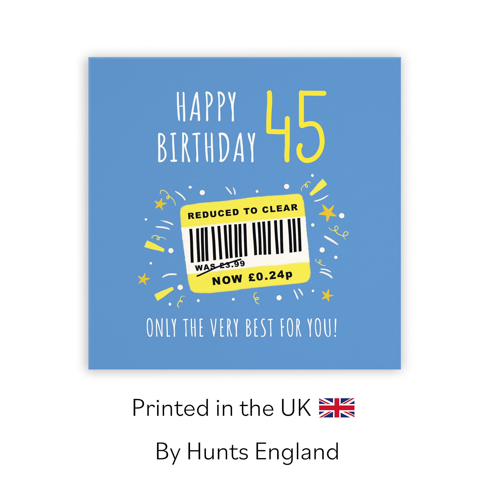 Men's 45th Birthday Card Reduced To Clear Moments - Default Title (BS00048)