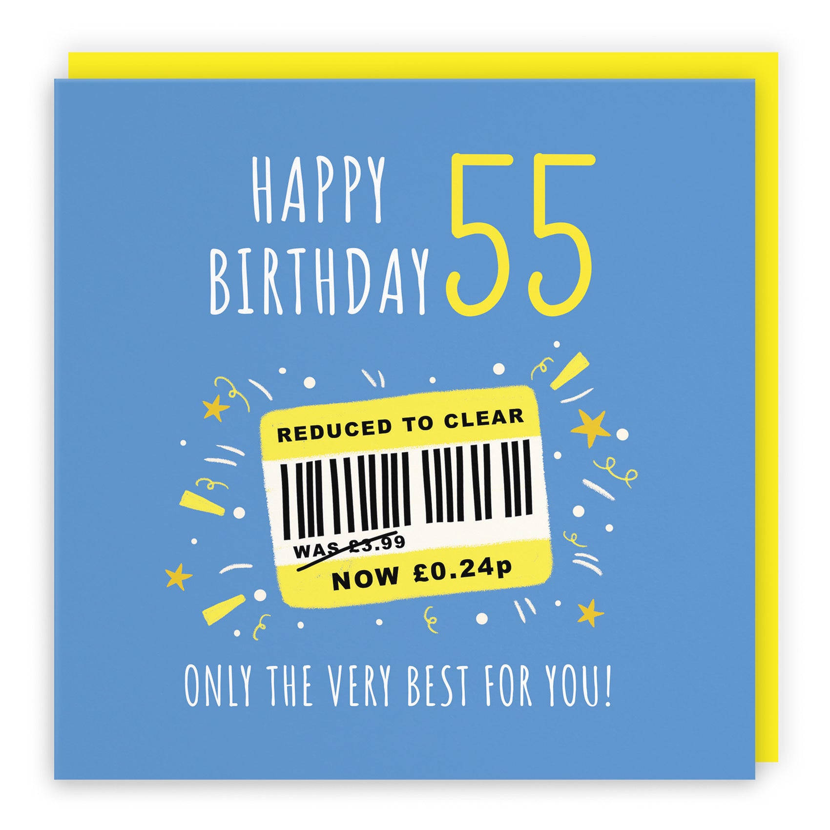 Men's 55th Birthday Card Reduced To Clear Moments - Default Title (BS00050)