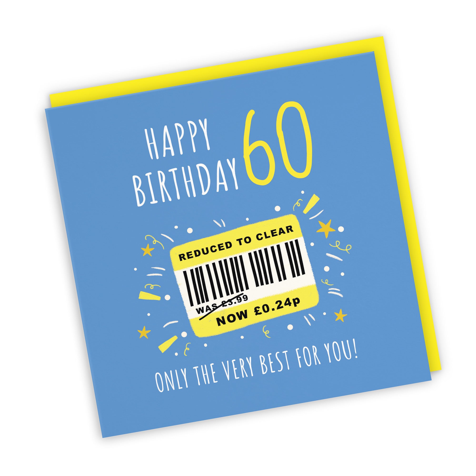 Men's 60th Birthday Card Reduced To Clear Moments - Default Title (BS00051)