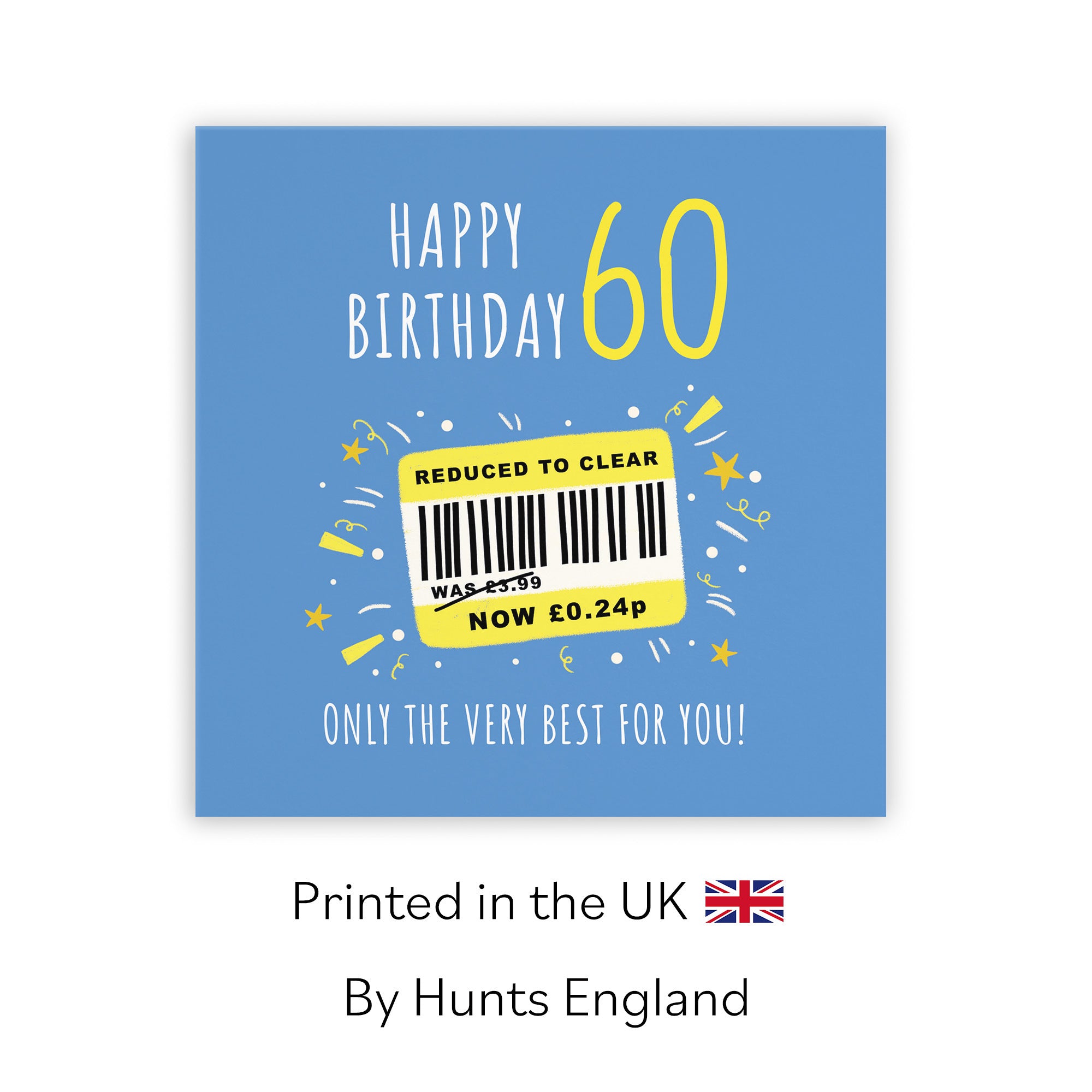 Men's 60th Birthday Card Reduced To Clear Moments - Default Title (BS00051)