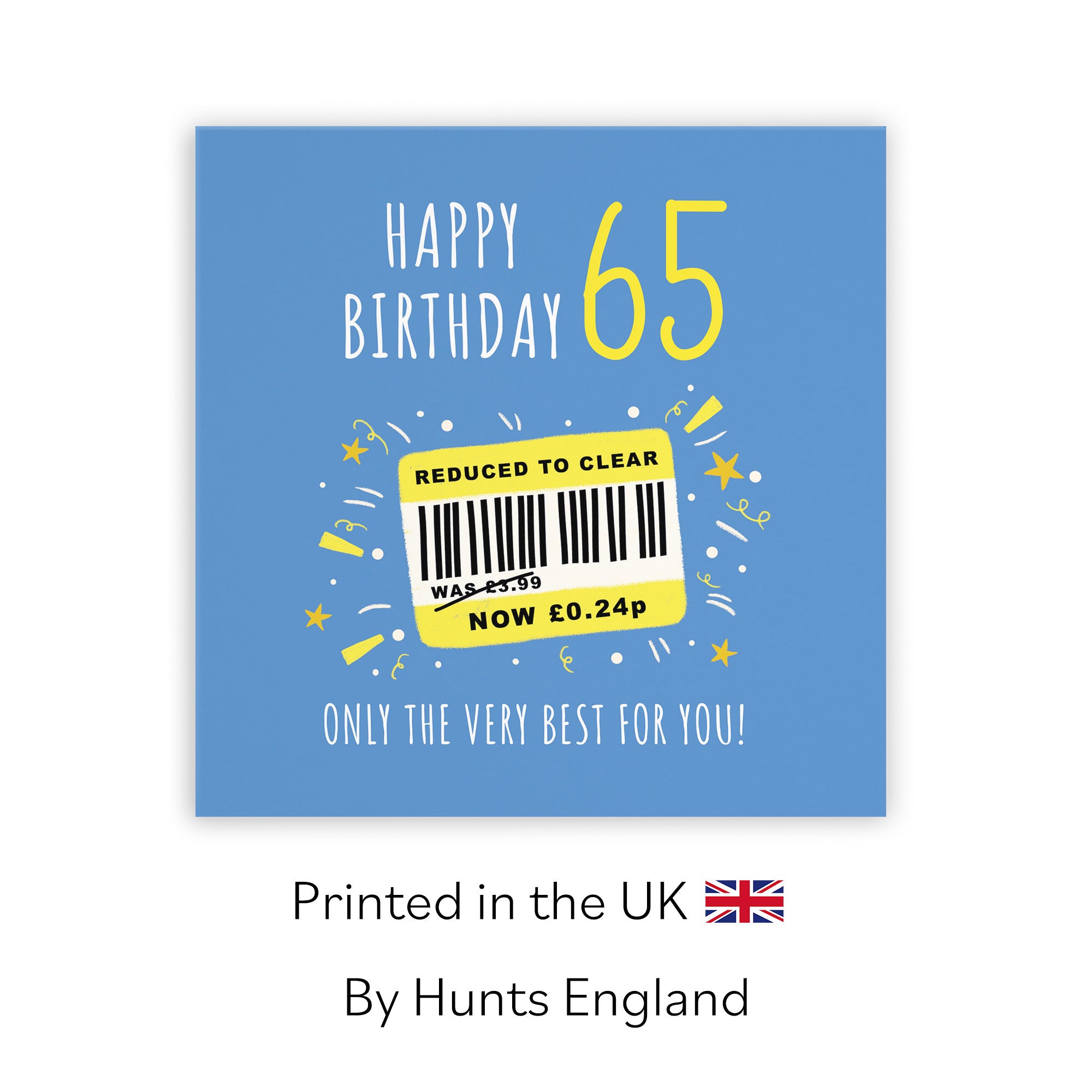 Men's 65th Birthday Card Reduced To Clear Moments - Default Title (BS00052)