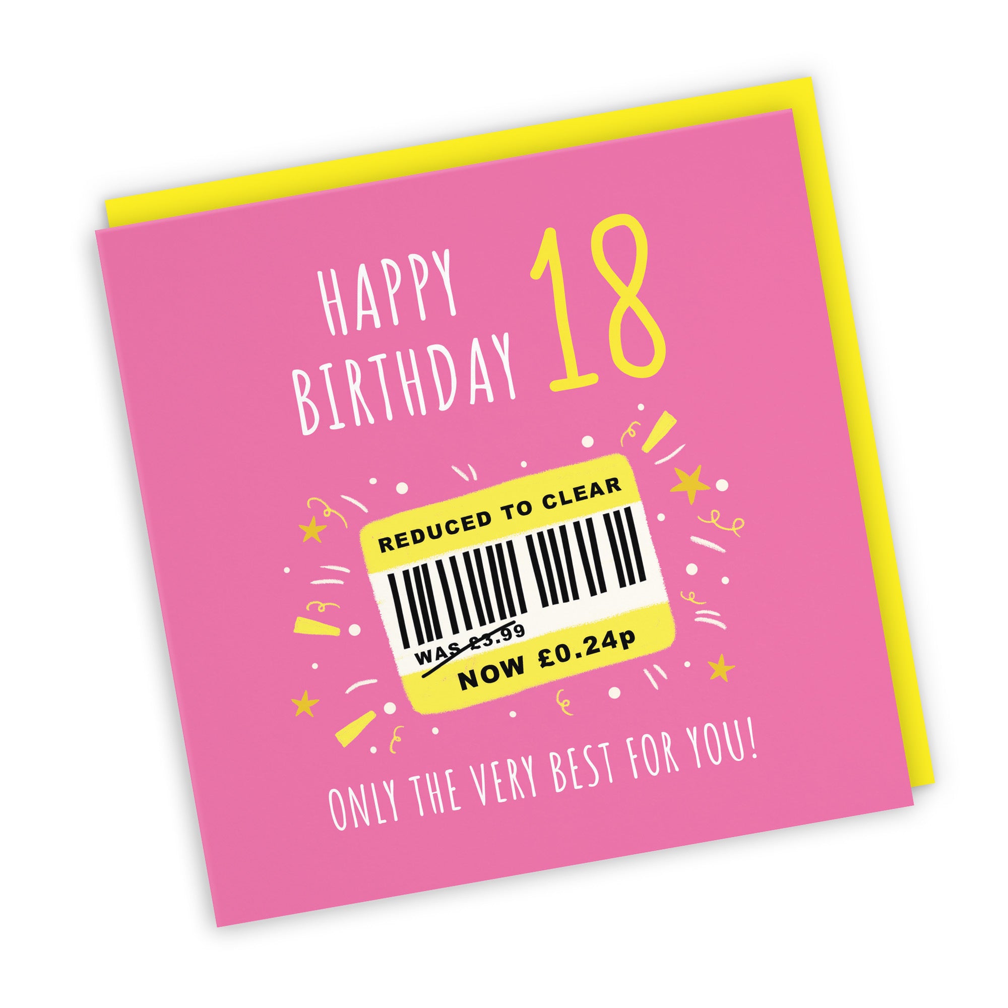 Women's 18th Birthday Card Reduced To Clear Moments - Default Title (BS00053)