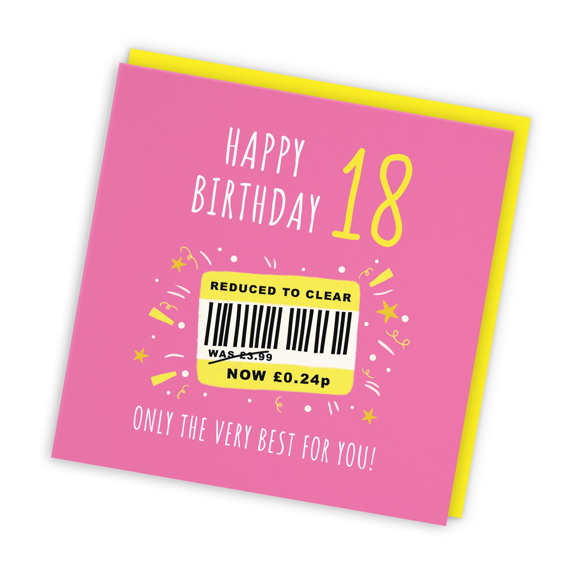 Women's 18th Birthday Card Reduced To Clear Moments - Default Title (BS00053)