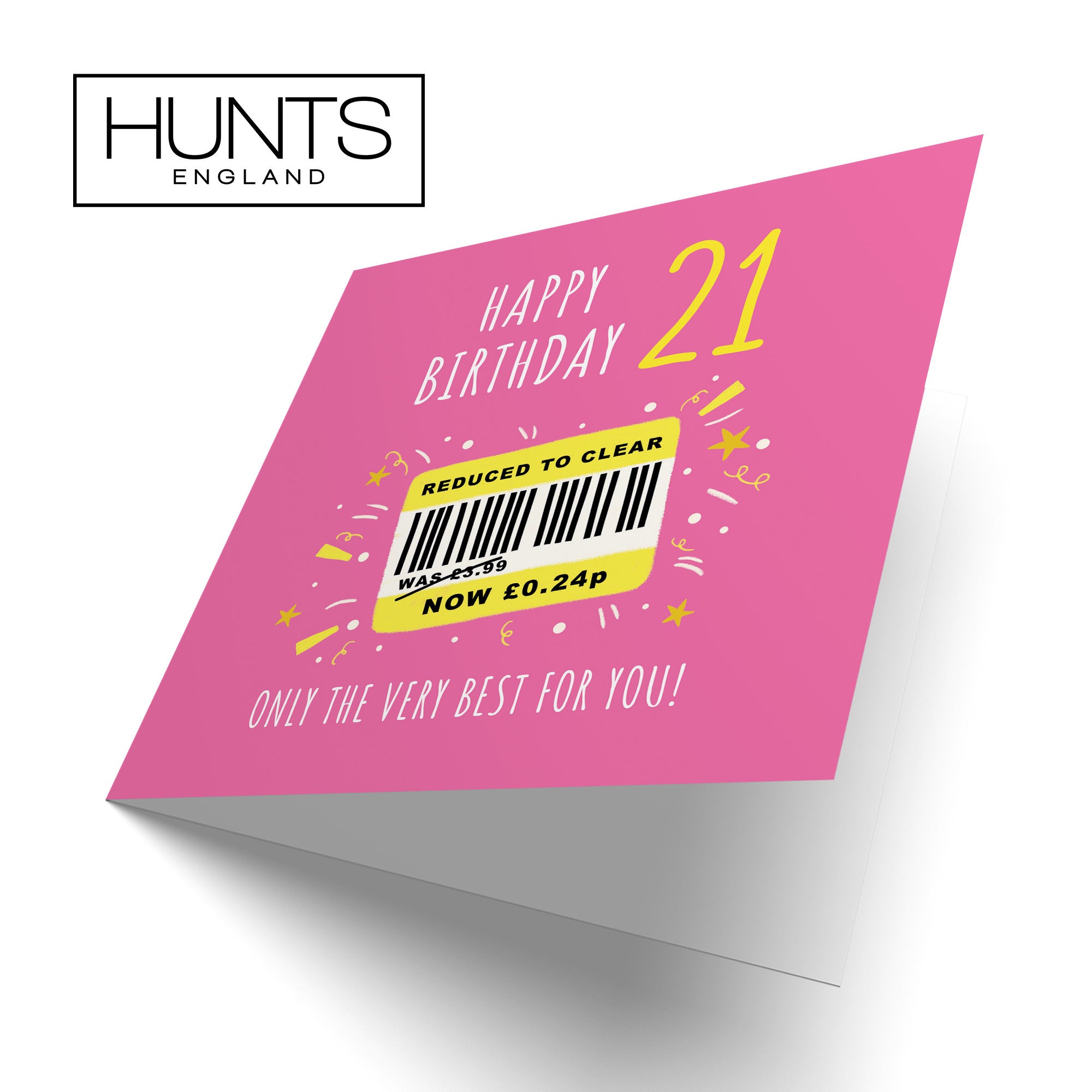 Women's 21st Birthday Card Reduced To Clear Moments - Default Title (BS00054)