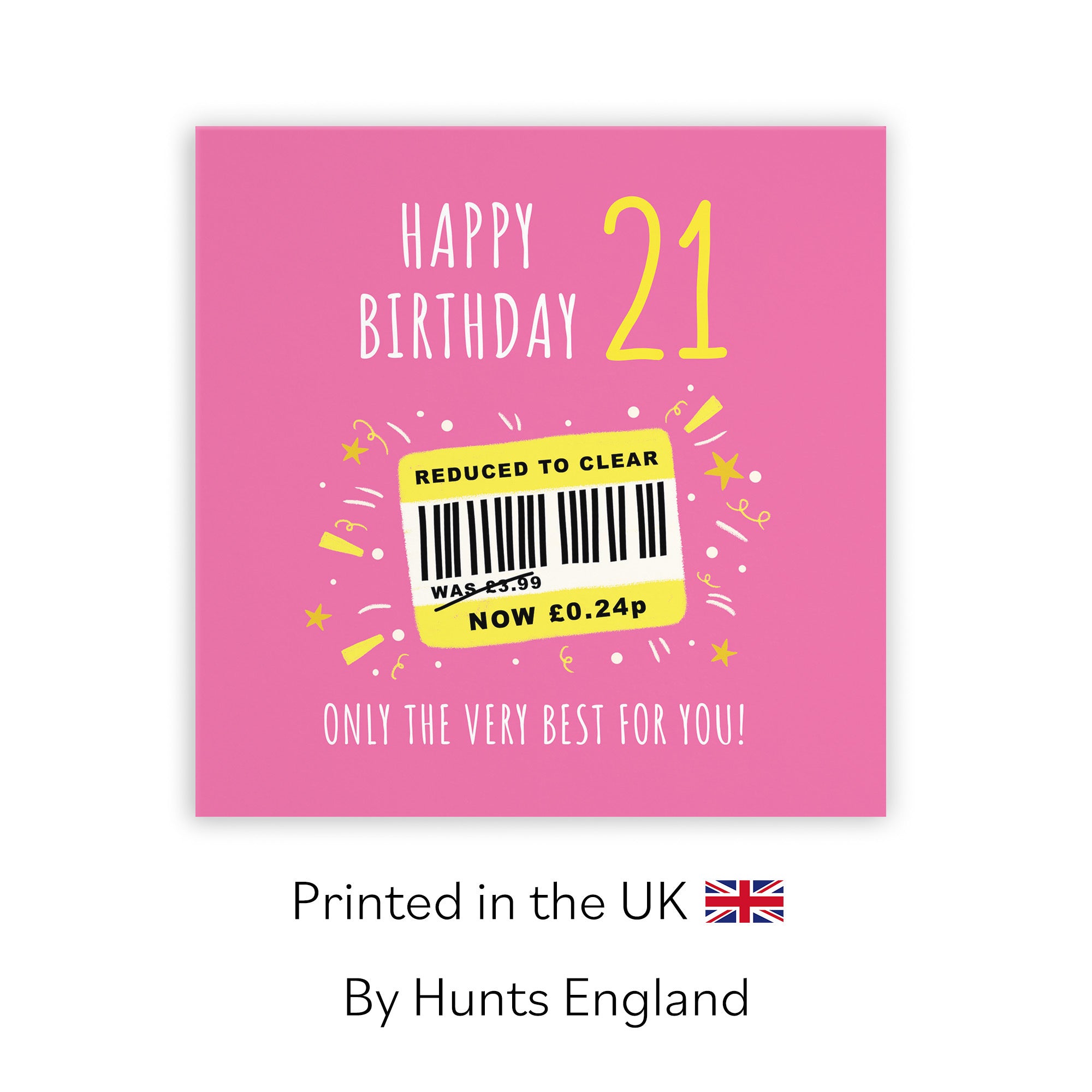 Women's 21st Birthday Card Reduced To Clear Moments - Default Title (BS00054)