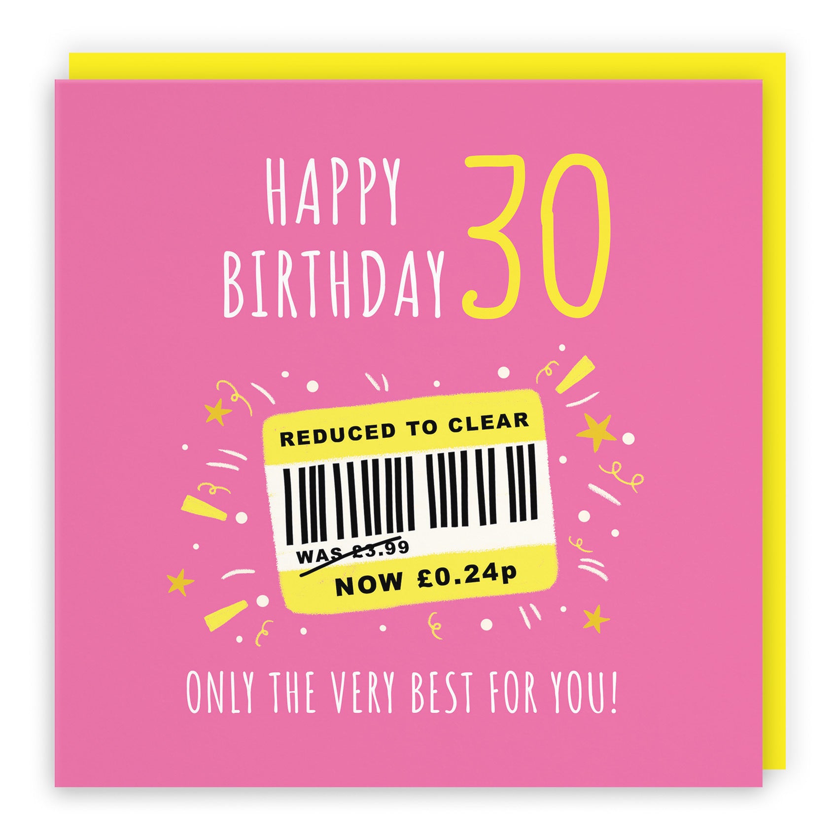Women's 30th Birthday Card Reduced To Clear Moments - Default Title (BS00055)